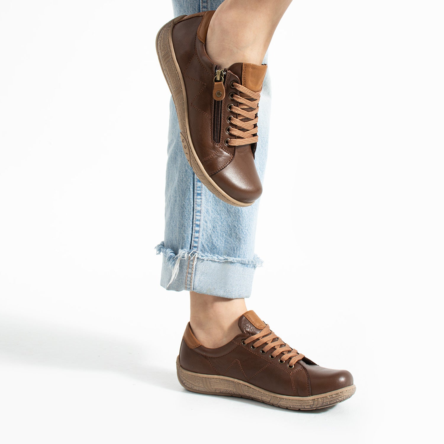 Dobran Kadın Hakiki Deri Kahve Günlük Ayakkabı