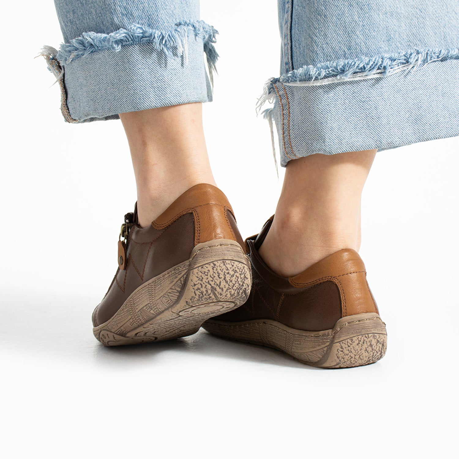 Dobran Kadın Hakiki Deri Kahve Günlük Ayakkabı