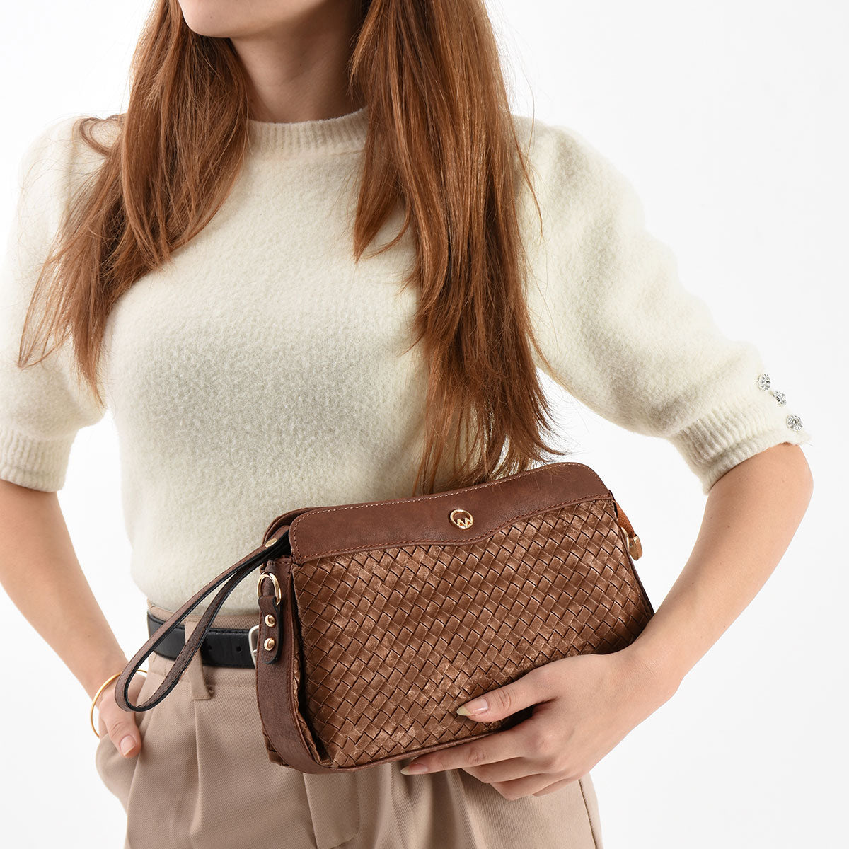 Dumas Kadın Örgü Portföy Çantası ve Çapraz Çanta