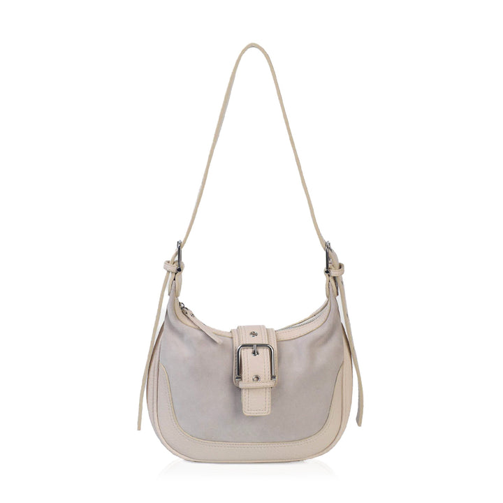 ELANE Kadın Hakiki Süet Deri Omuz Çantası