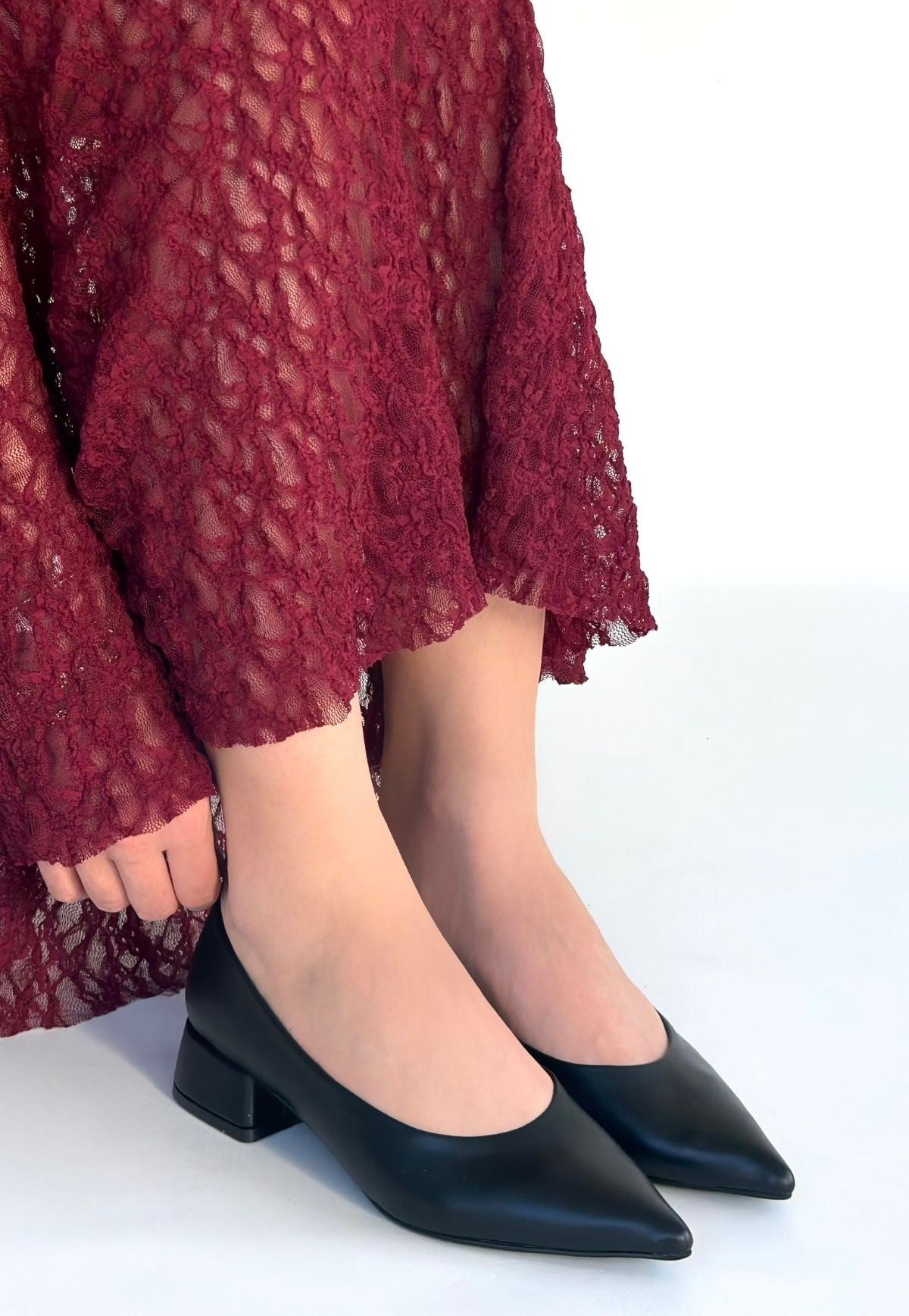 Ferla Kadın Siyah Topuklu Ayakkabı