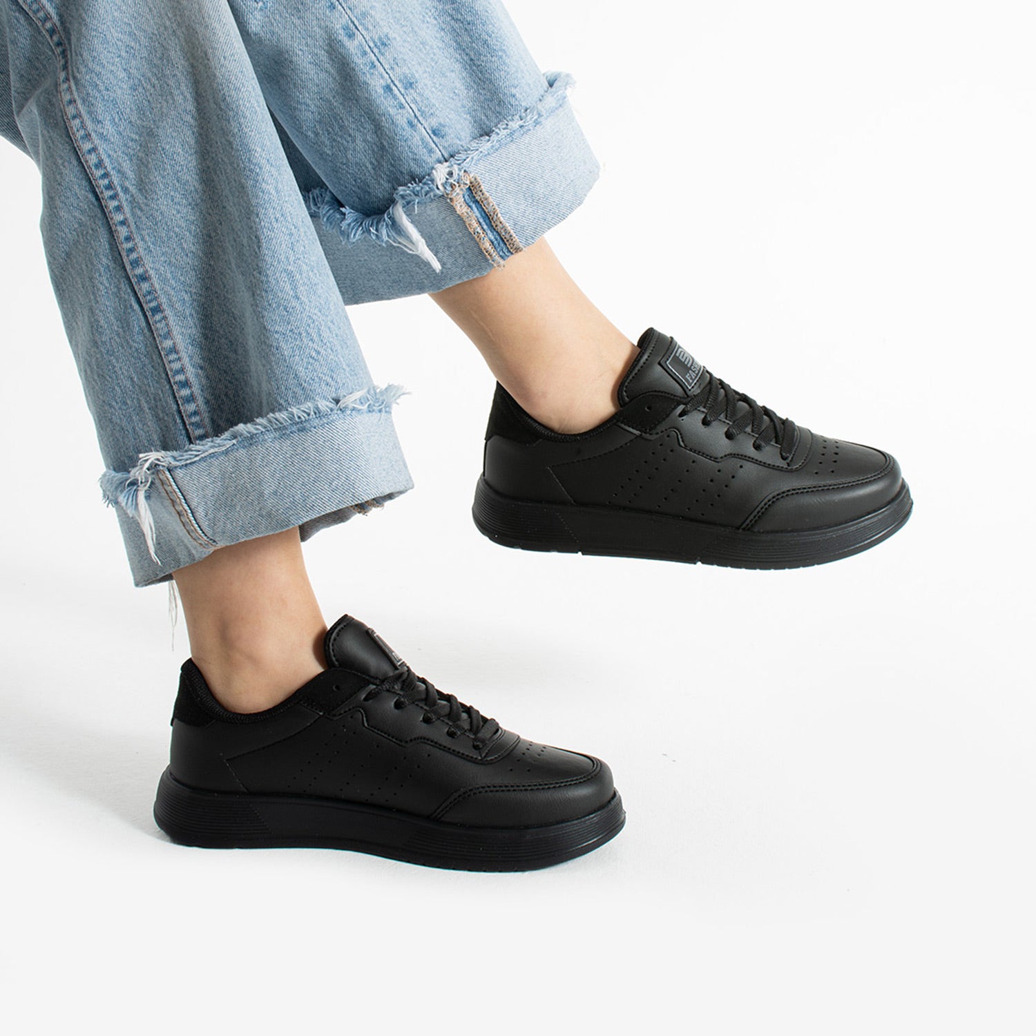 Feyen Kadın Siyah Günlük Spor Ayakkabı