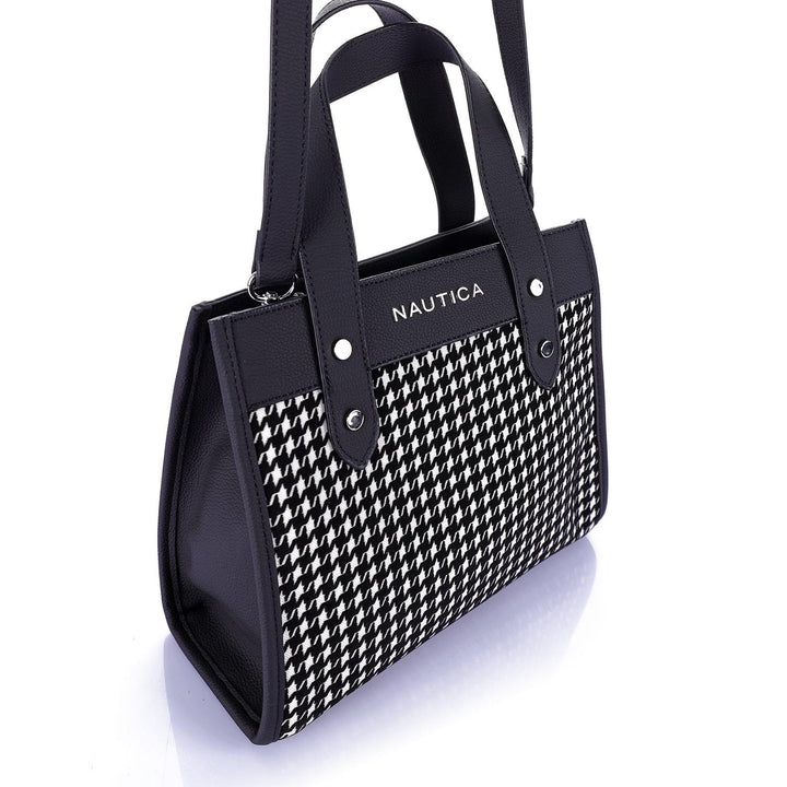 Nautica Fiano Kadın Kazayağı Desenli El Çantası ve Çapraz Çanta CN5090T