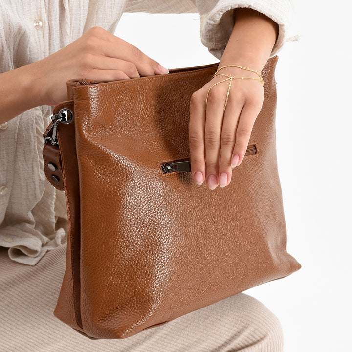 Goes Kadın Hakiki Deri Omuz Çantası