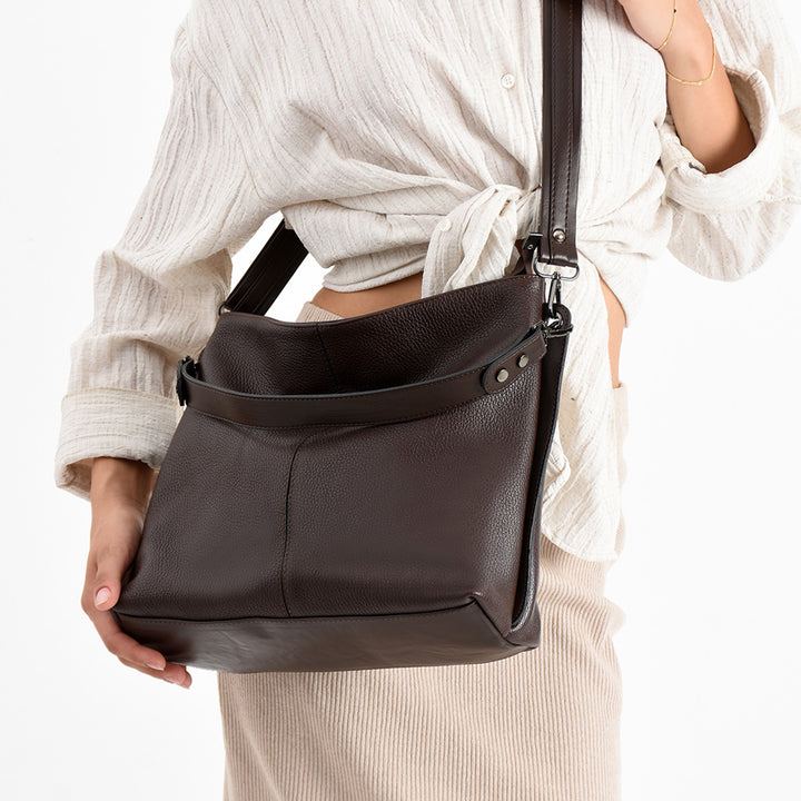 Goes Kadın Hakiki Deri Omuz Çantası