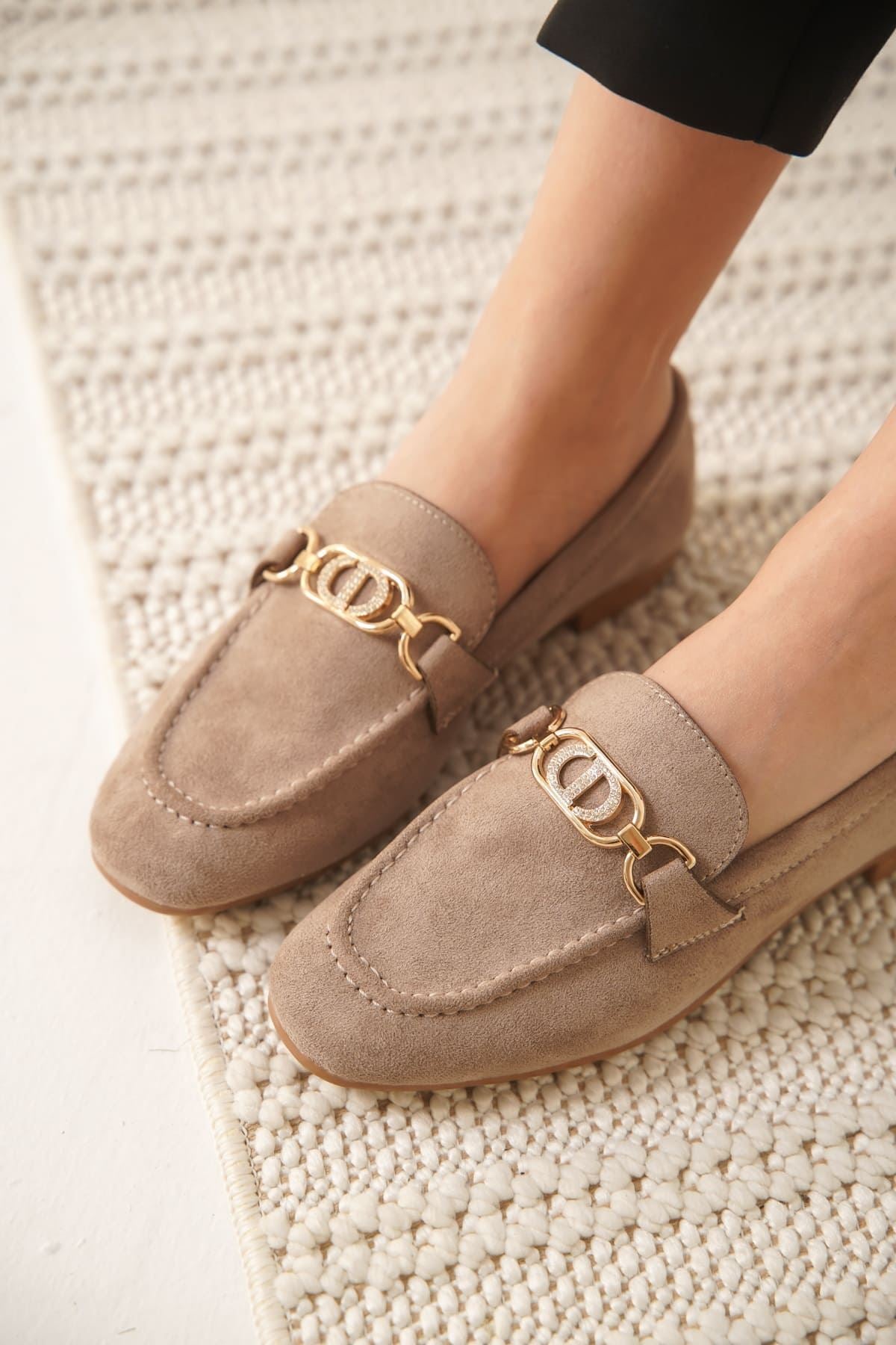 Hera Kadın Süet Vizon Loafer