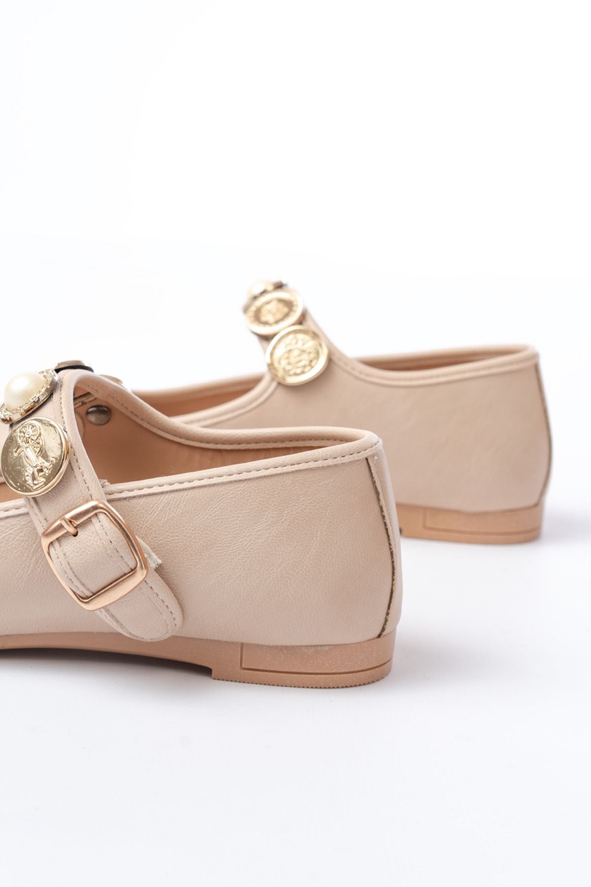 Gleras Nut Baret Tokalı Günlük Babet Ayakkabı