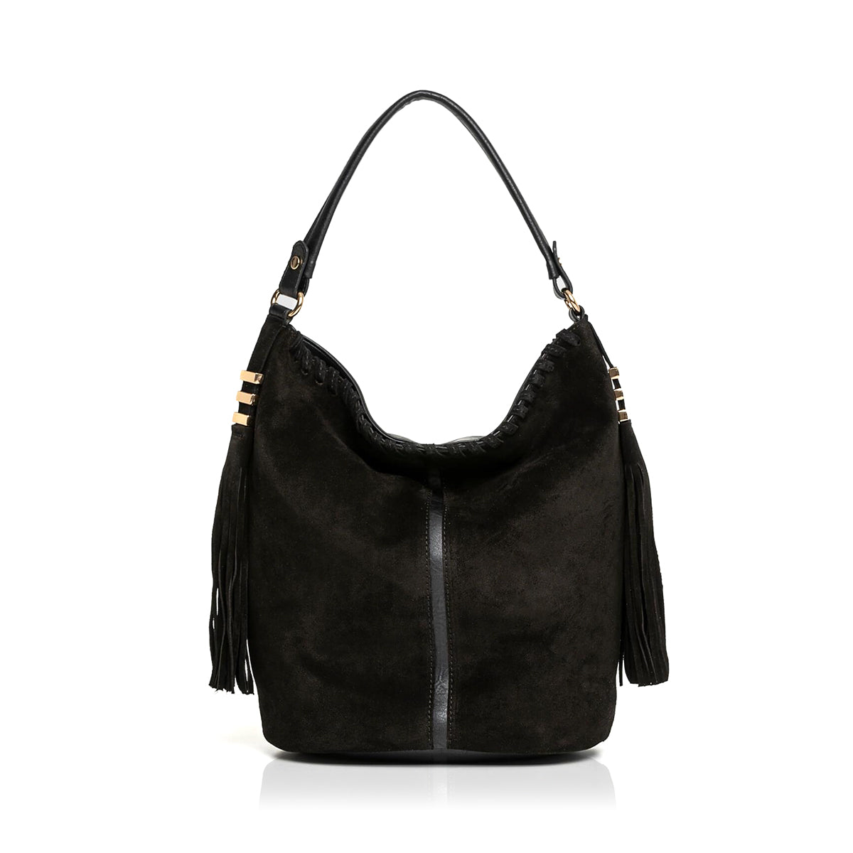 Ute-N Hakiki Süet Deri Kadın Omuz Çantası