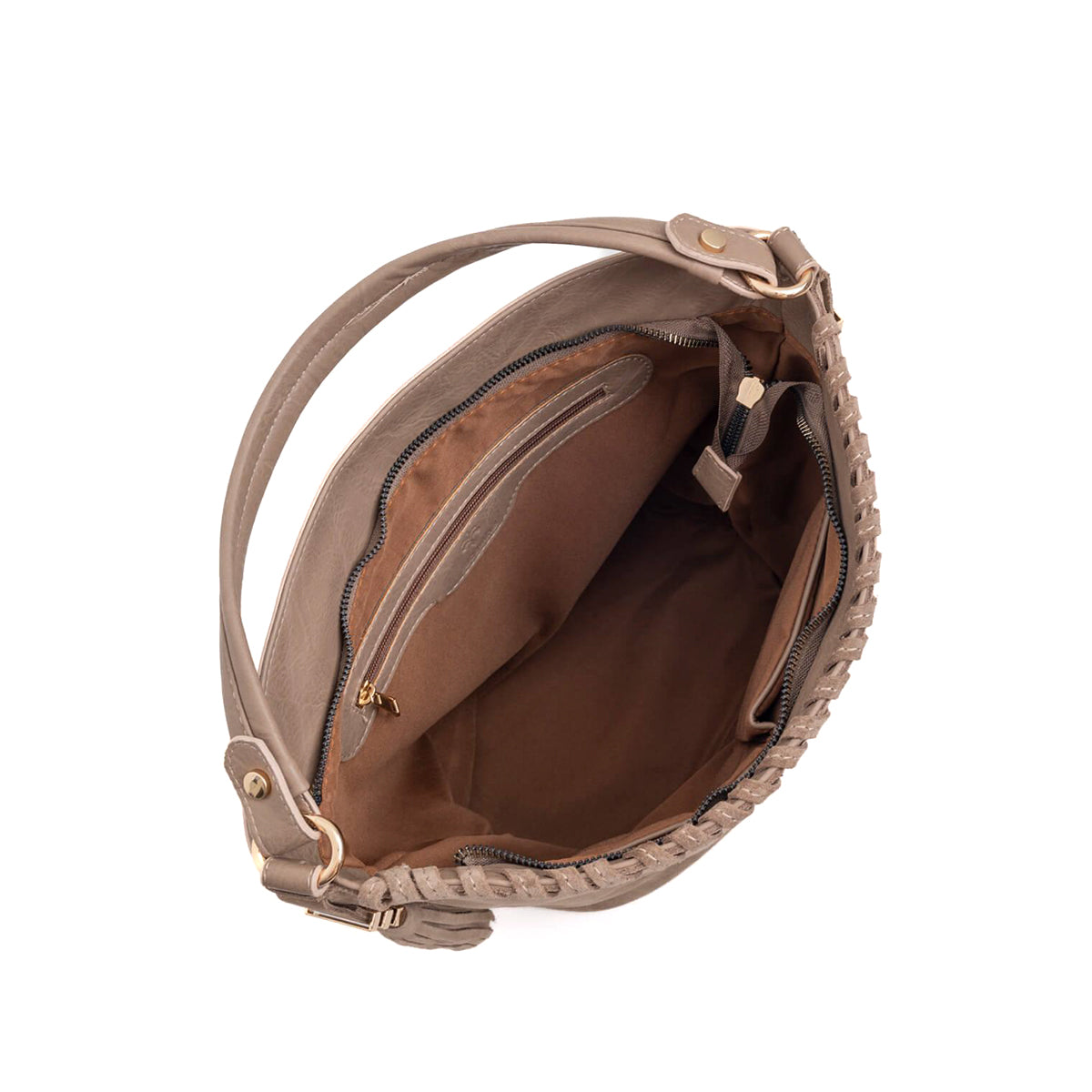 Ute-N Hakiki Süet Deri Kadın Omuz Çantası