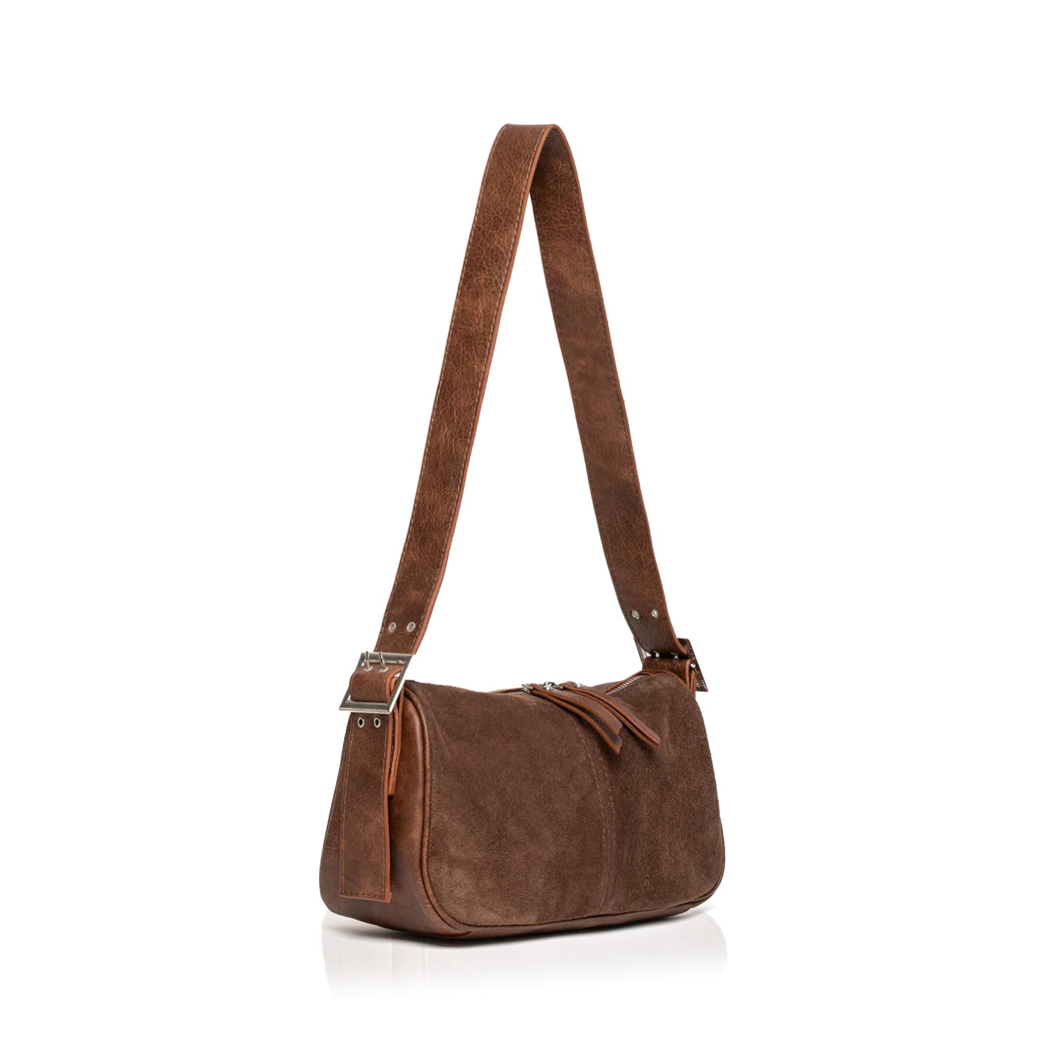 KERES Jacquline Hakiki Deri Kadın Omuz Çantası