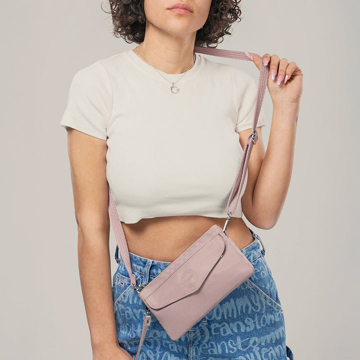 Kolek Küçük Boy Fermuarlı Su Geçirmez Kadın Çapraz Çanta