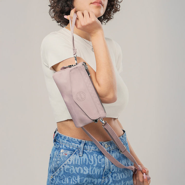 Kolek Küçük Boy Fermuarlı Su Geçirmez Kadın Çapraz Çanta