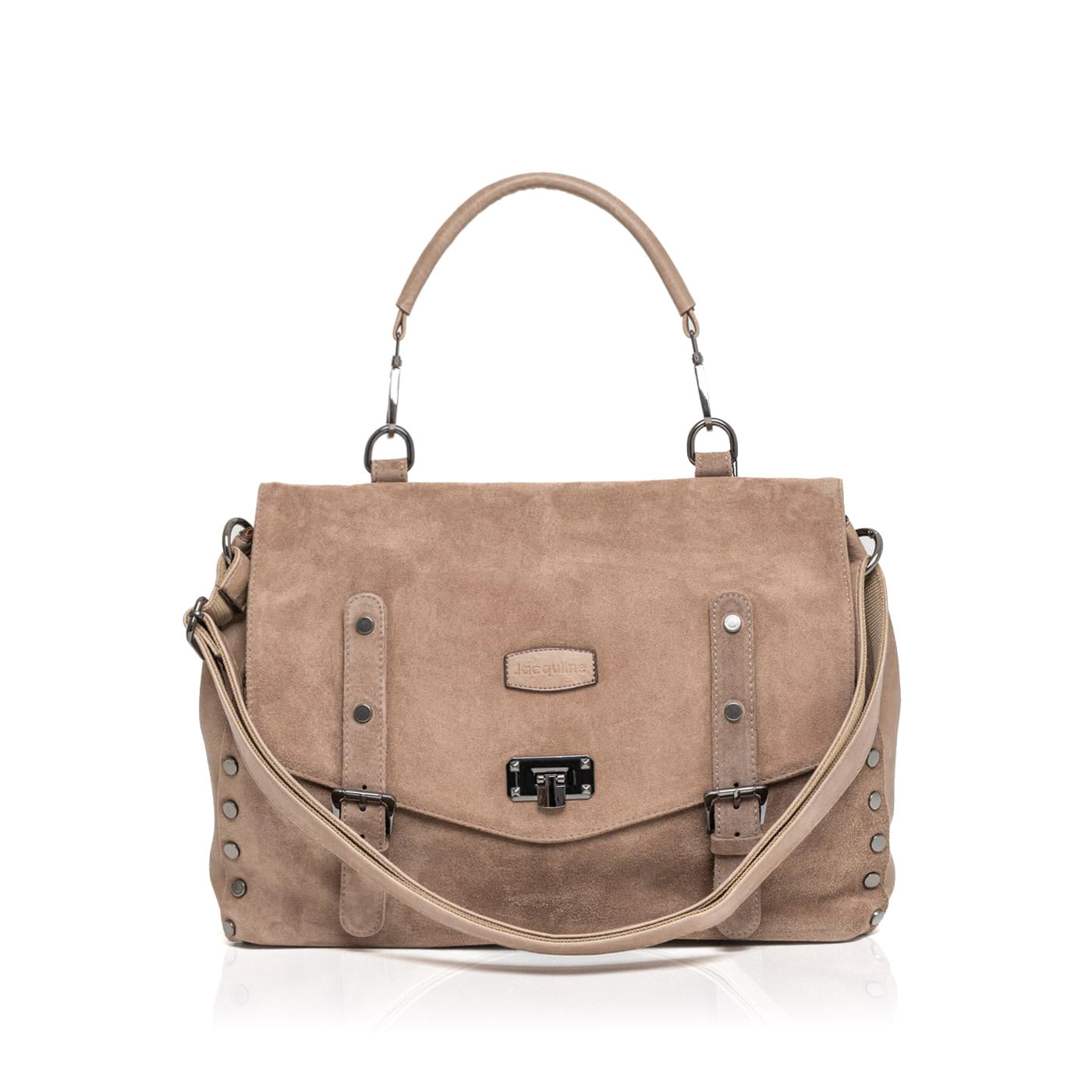 Larıssa-S Kadın Hakiki Süet El Çantası Ve Ayarlanabilir Askılı Çapraz Çanta