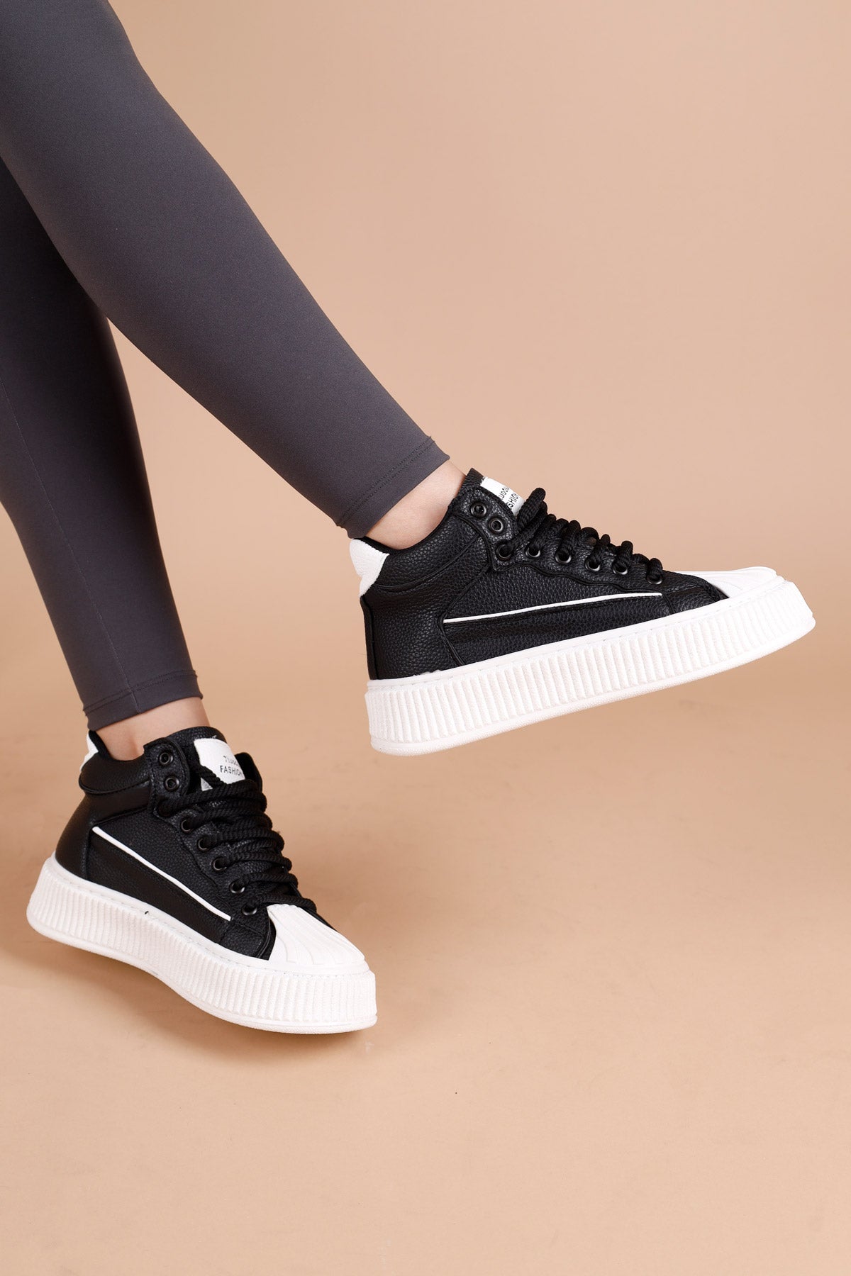 Latona Kadın Siyah Beyaz Kadın Spor Ayakkabı