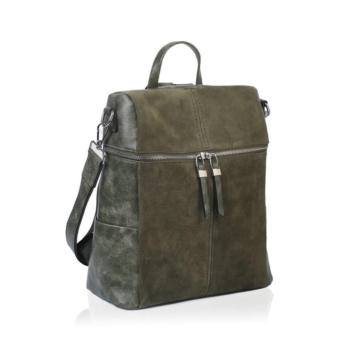 Lılly-S Hakiki Deri Kadın Sırt Çantası Ve Omuz Çantası