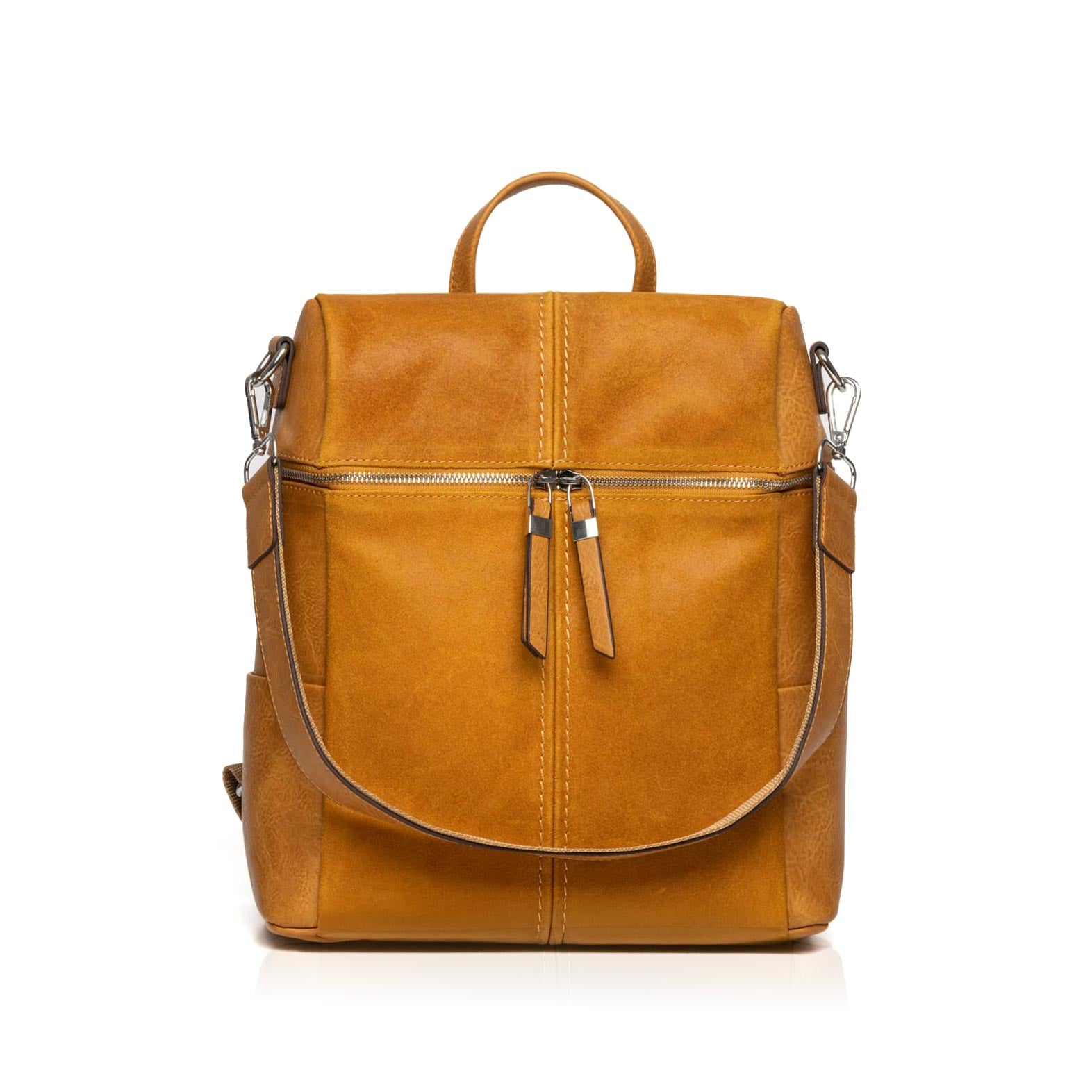 Lılly-S Hakiki Deri Kadın Sırt Çantası Ve Omuz Çantası