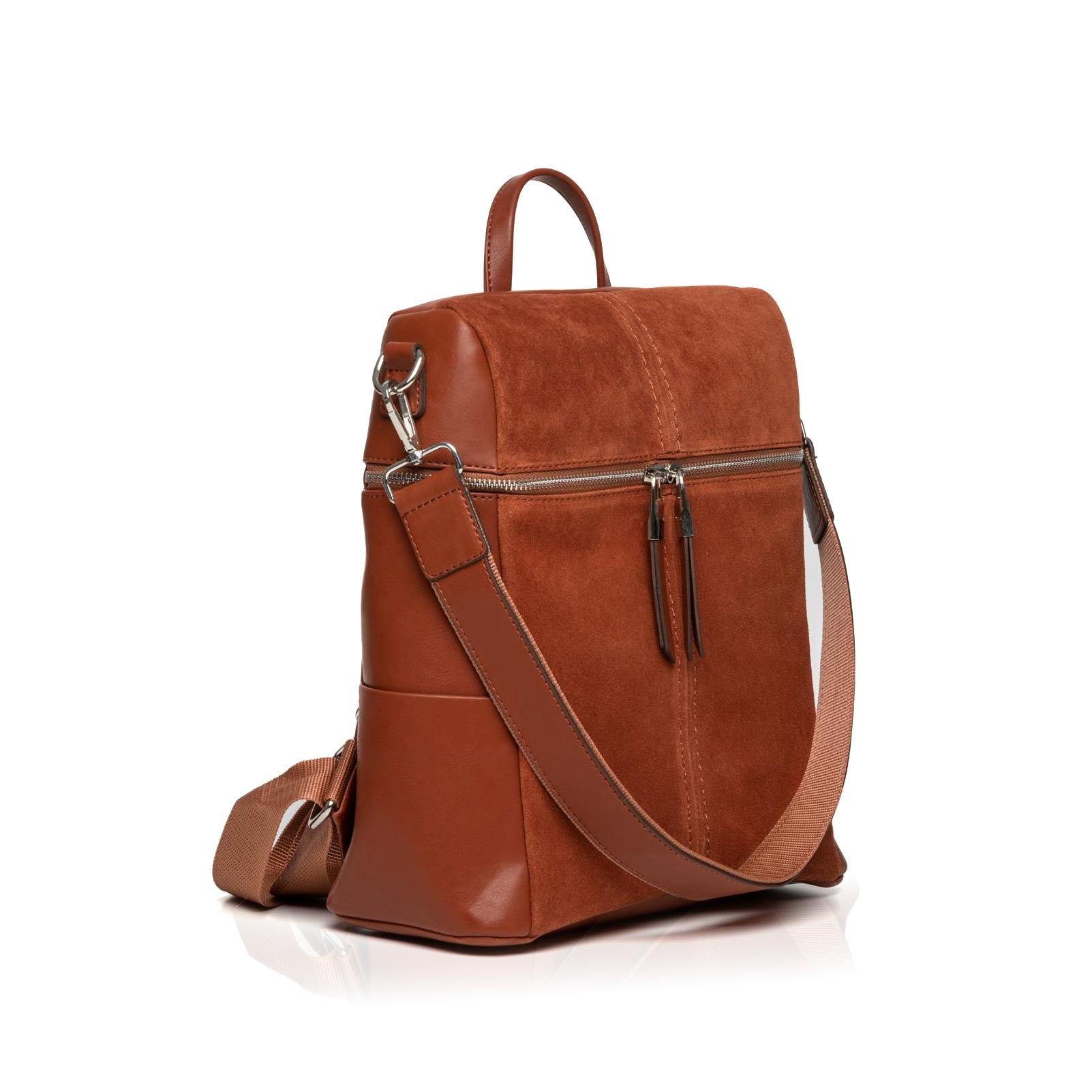 Lılly-S Hakiki Deri Kadın Sırt Çantası Ve Omuz Çantası