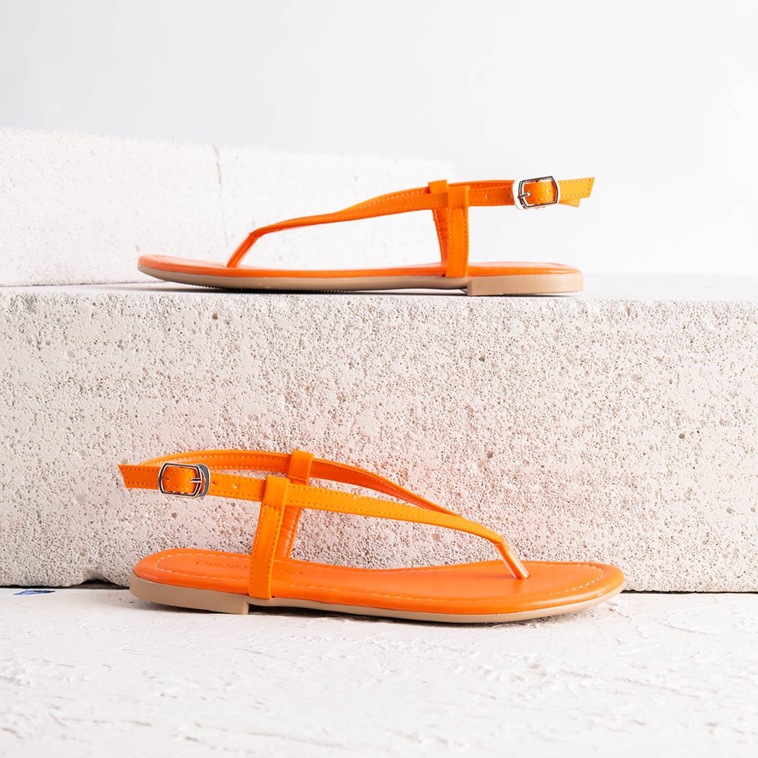 Lines Turuncu Kadın Sandalet