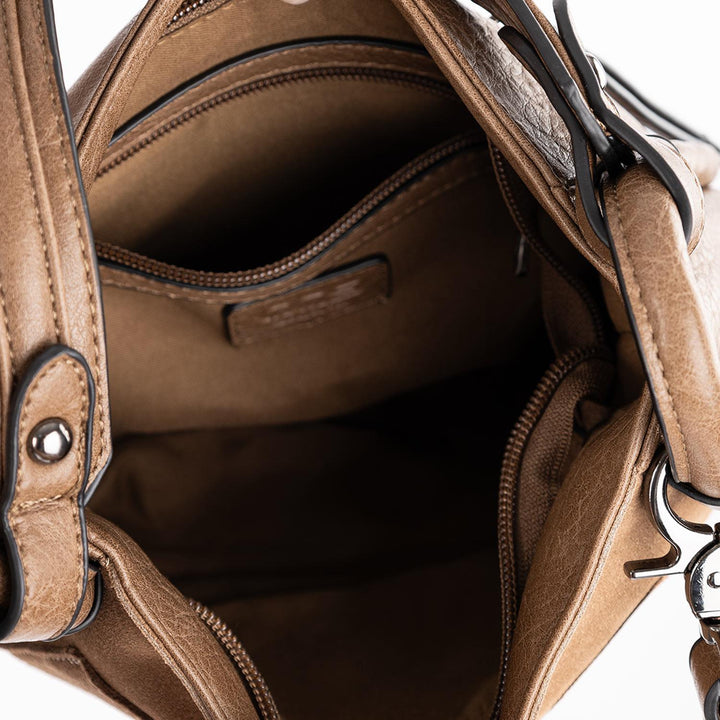 Lordes Kadın Hakiki Süet El Çantası ve Çapraz Çanta