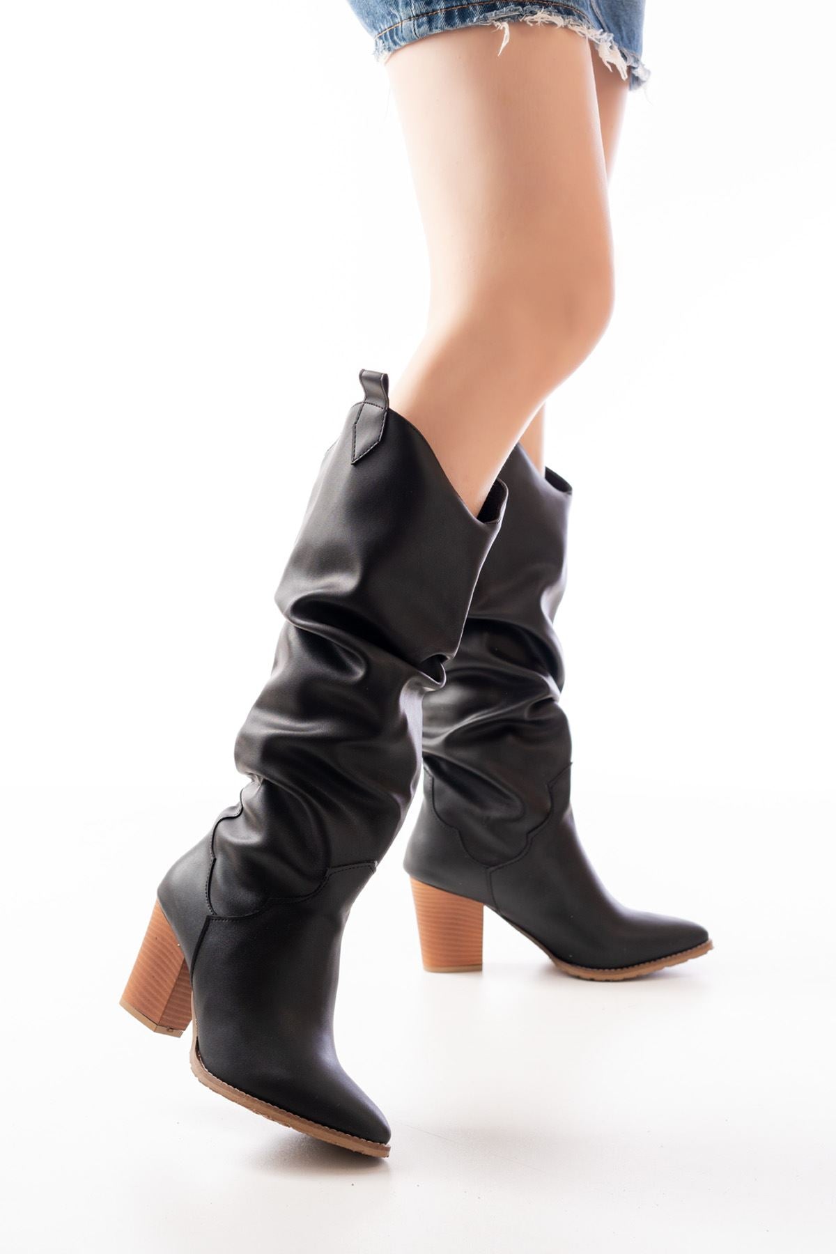 Miuren Siyah Kadın Çizme