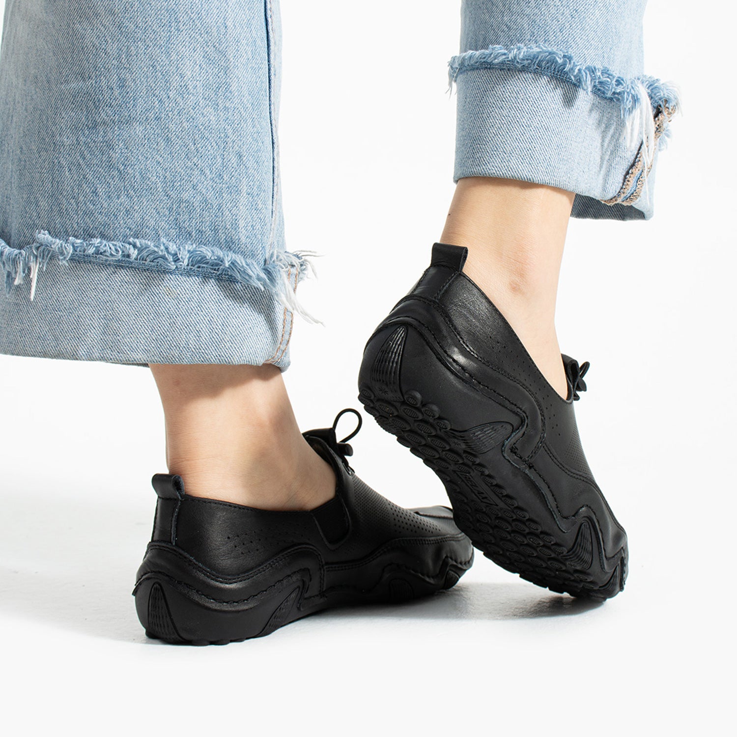 Ludovic Kadın Hakiki Deri Siyah Günlük Ayakkabı