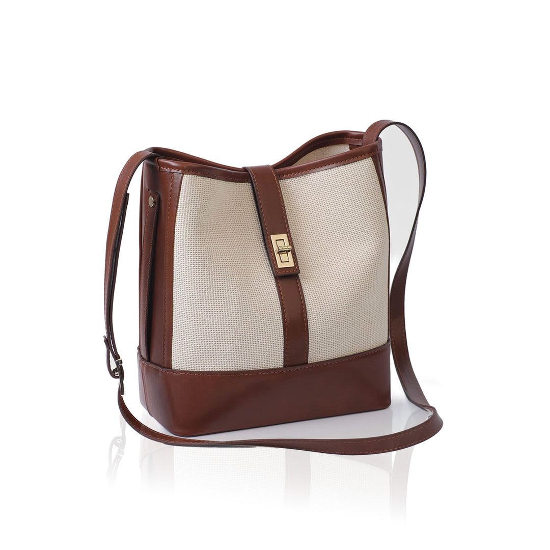 METTA Kadın Keten Çapraz Çanta