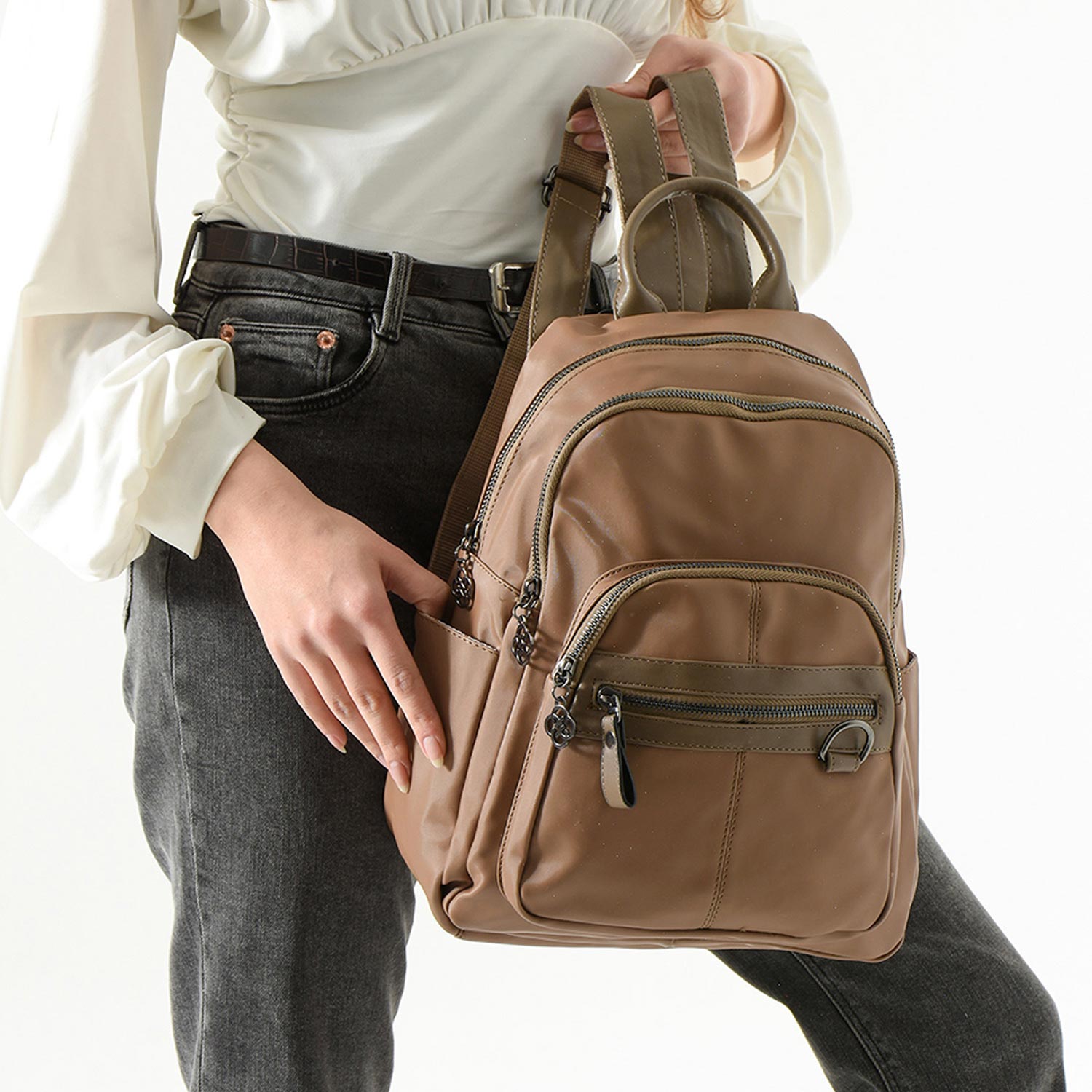 Miloya Kadın Saten Sırt Çantası