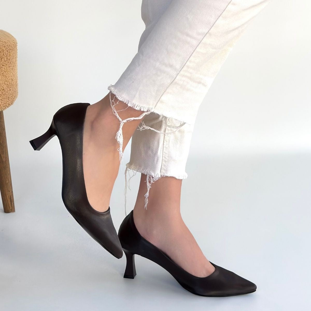 Mırta Kadın Acı Kahve Topuklu Ayakkabı