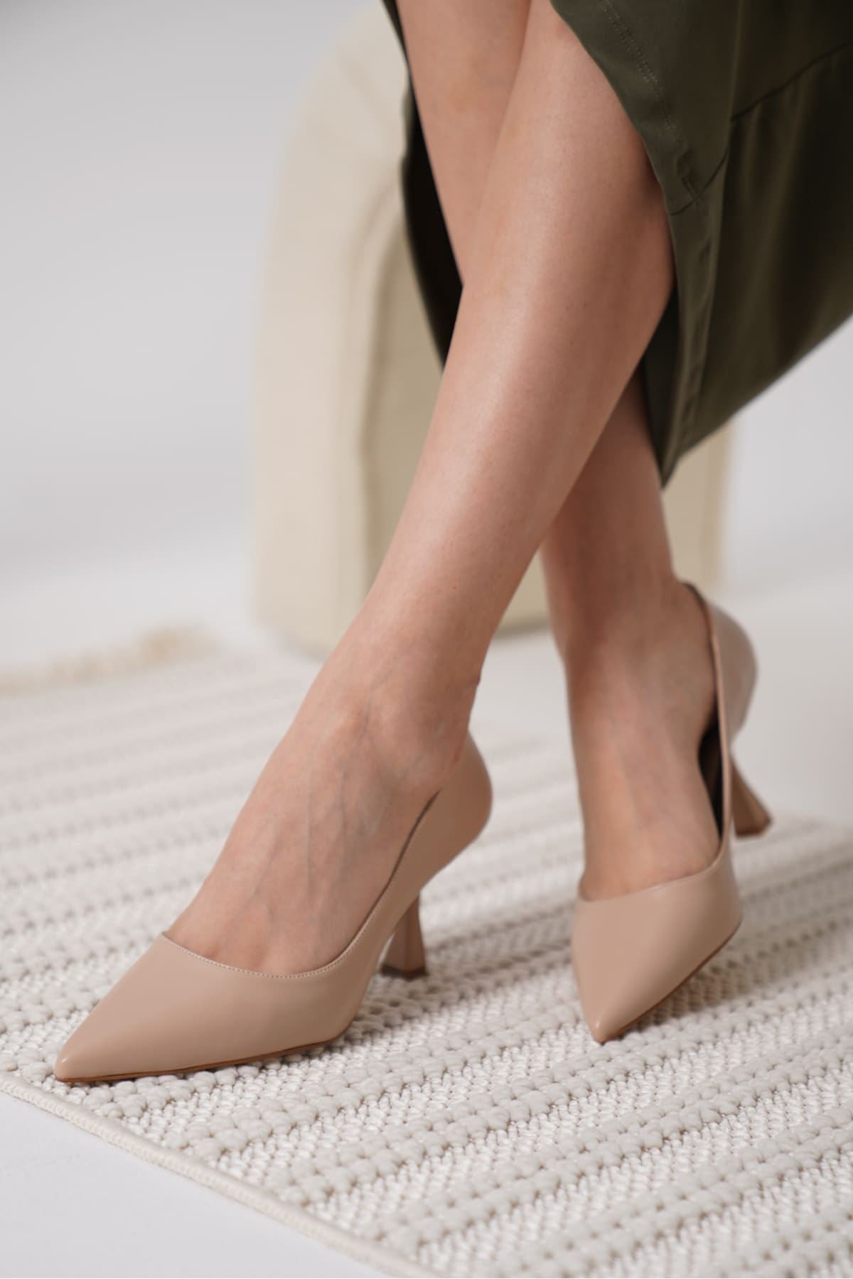 Monica Nude Kadın Stiletto Ayakkabı