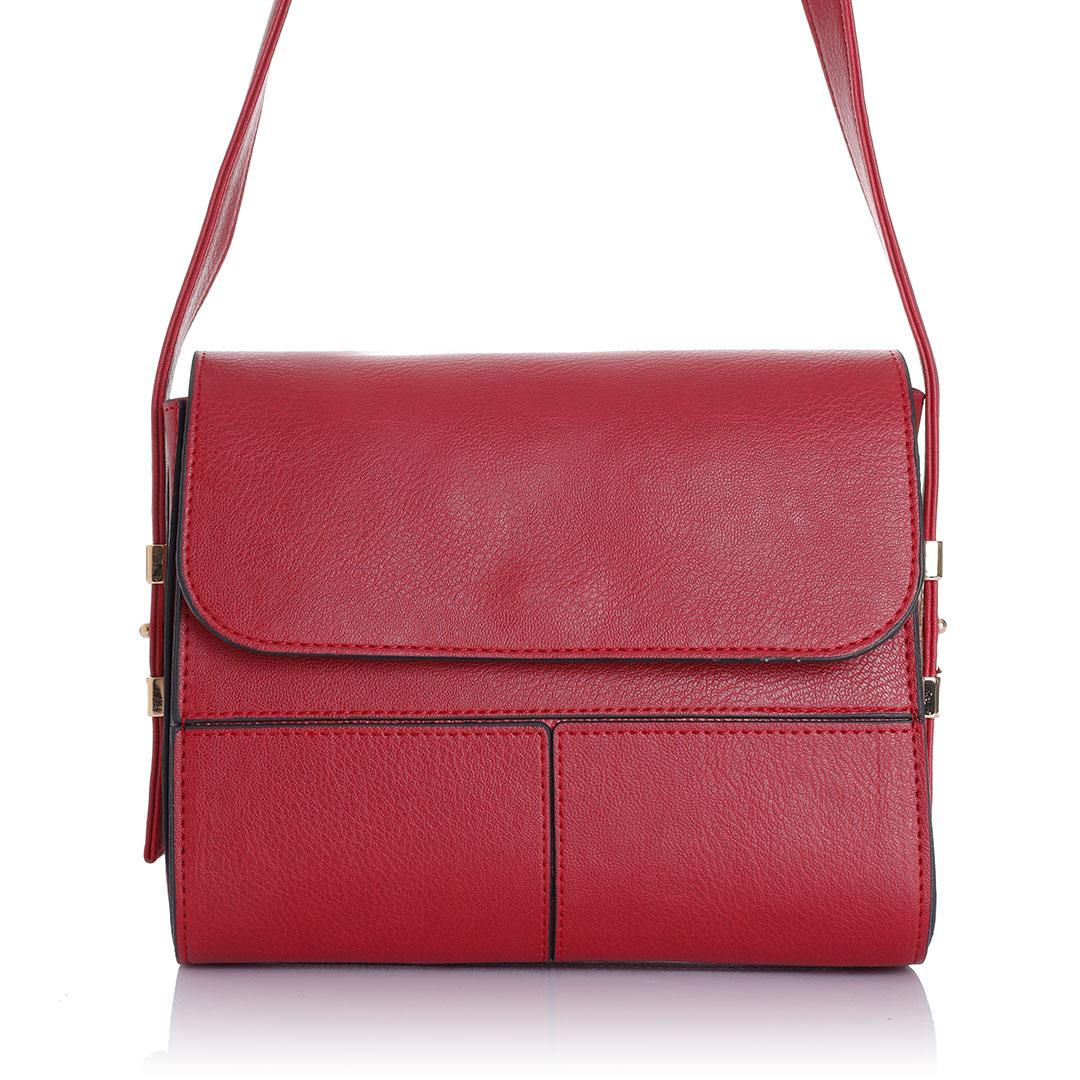 Flora Kadın Deri Çapraz Askılı Çanta