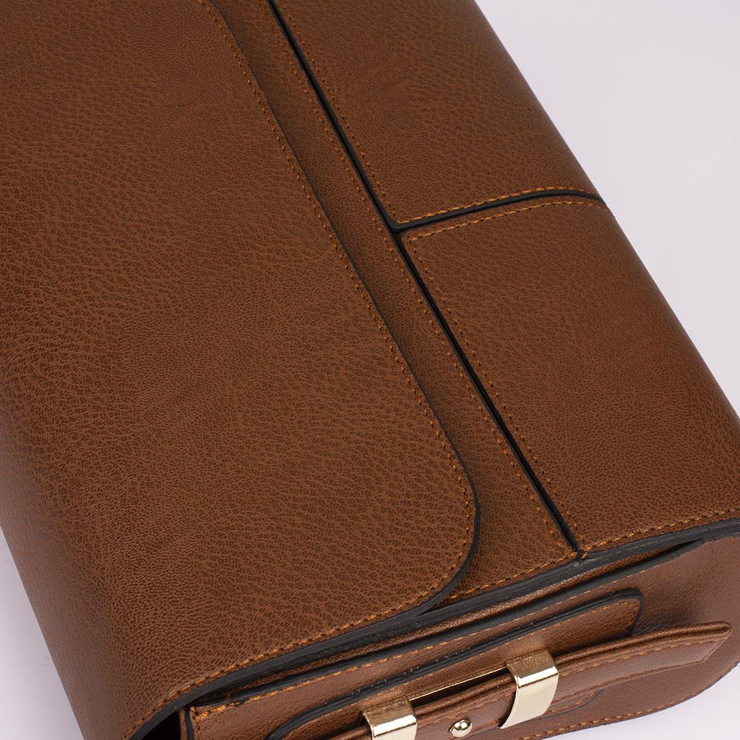 Flora Kadın Deri Çapraz Askılı Çanta