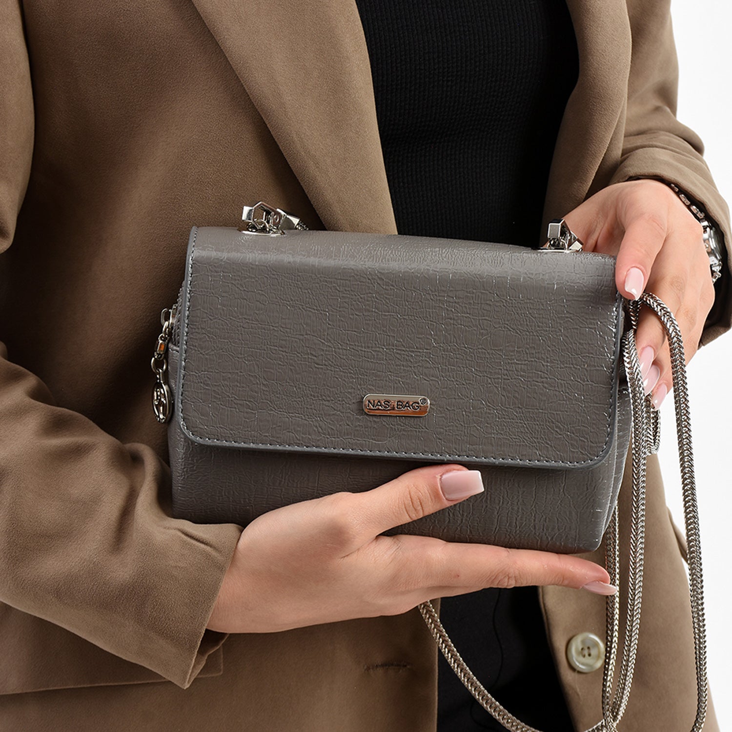 Nepavy Kadın Zincir Askılı Çapraz Çanta