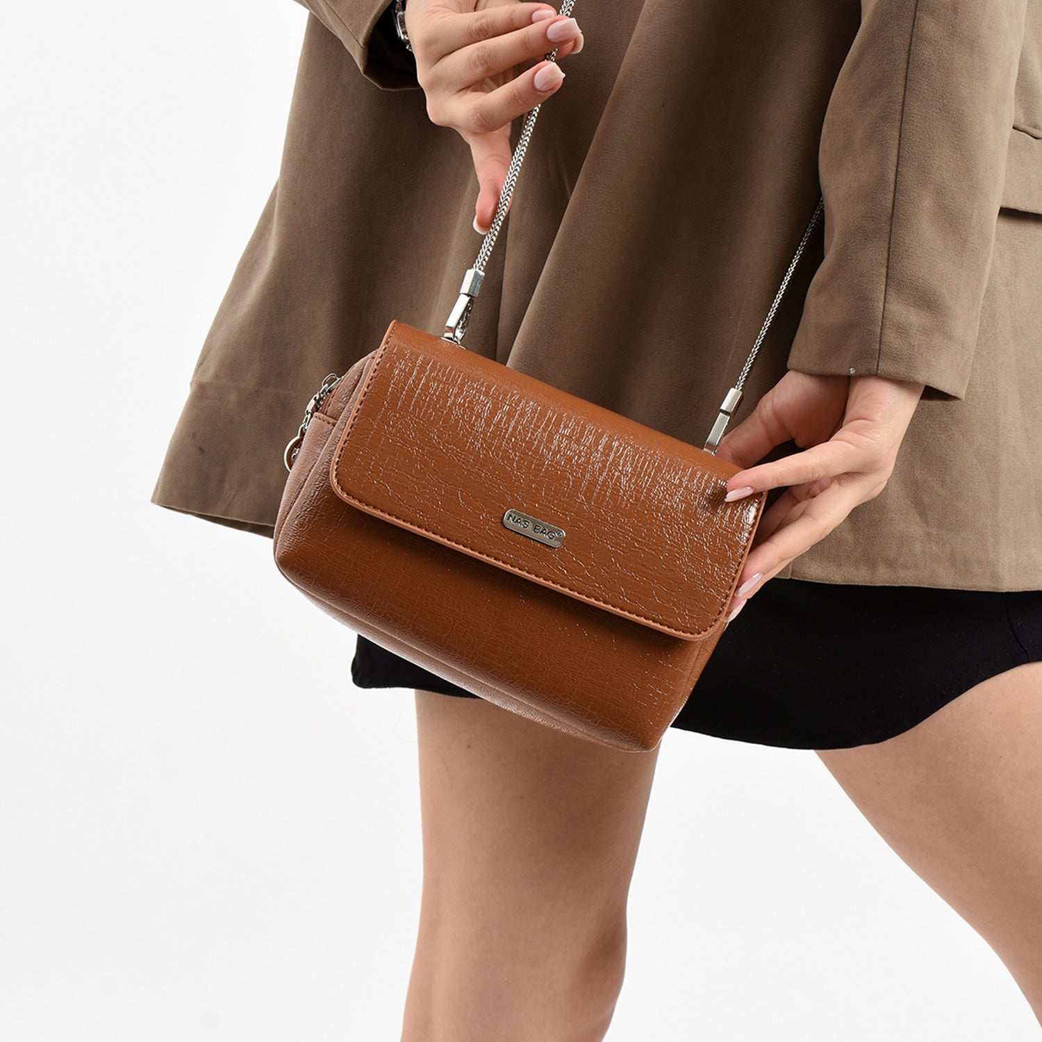 Nepavy Kadın Zincir Askılı Çapraz Çanta