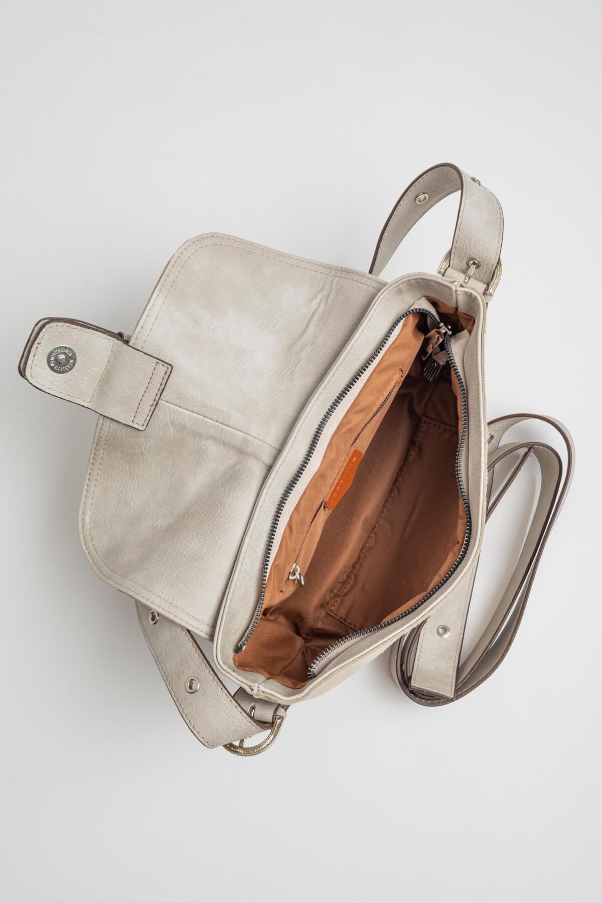 Ourea Kadın Hakiki Süet Omuz Çantası