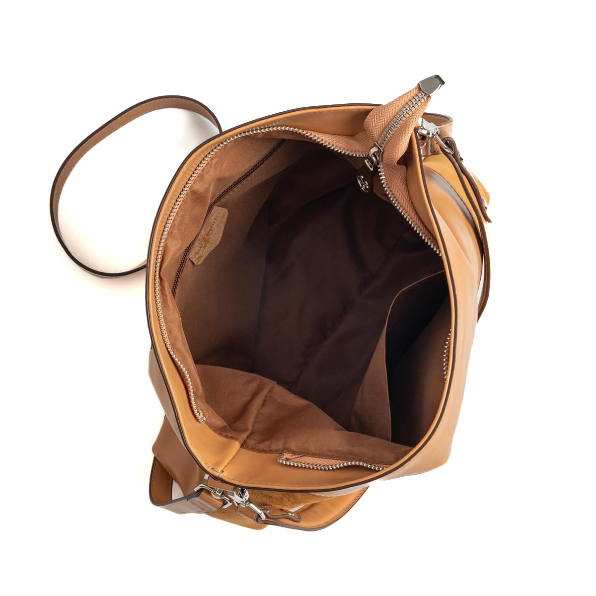 Pan Kadın Hakiki Süet Omuz Çantası Ve Ayarlanabilir Askılı Çapraz Çanta