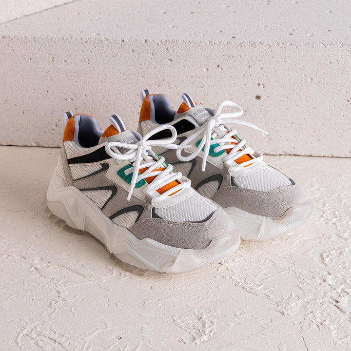 Parker Gri Turuncu  Multi Kadın Spor Ayakkabı