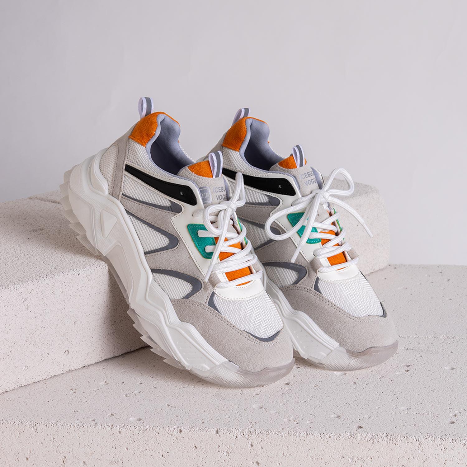 Parker Gri Turuncu Multi Kadın Spor Ayakkabı