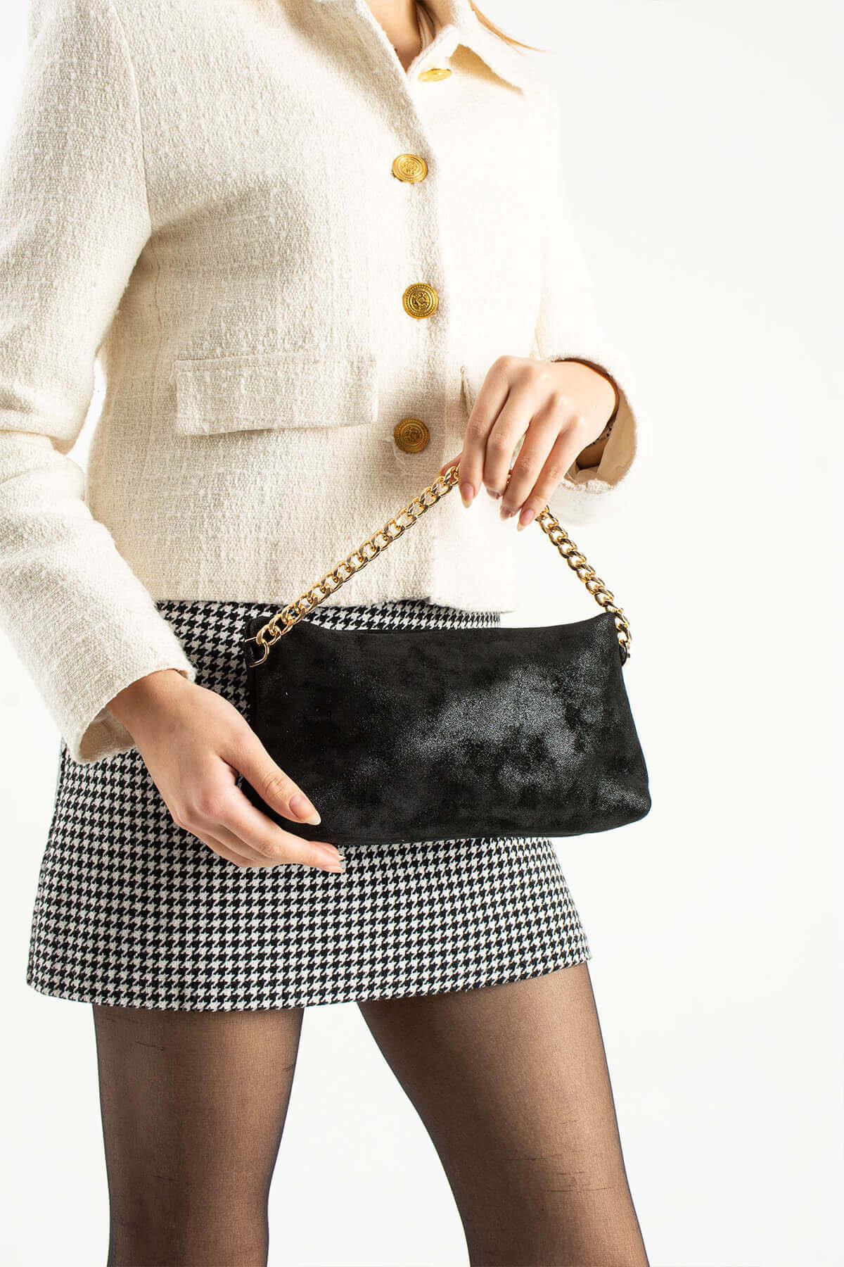 PHUSIS-N Kadın Hakiki Deri El Çantası