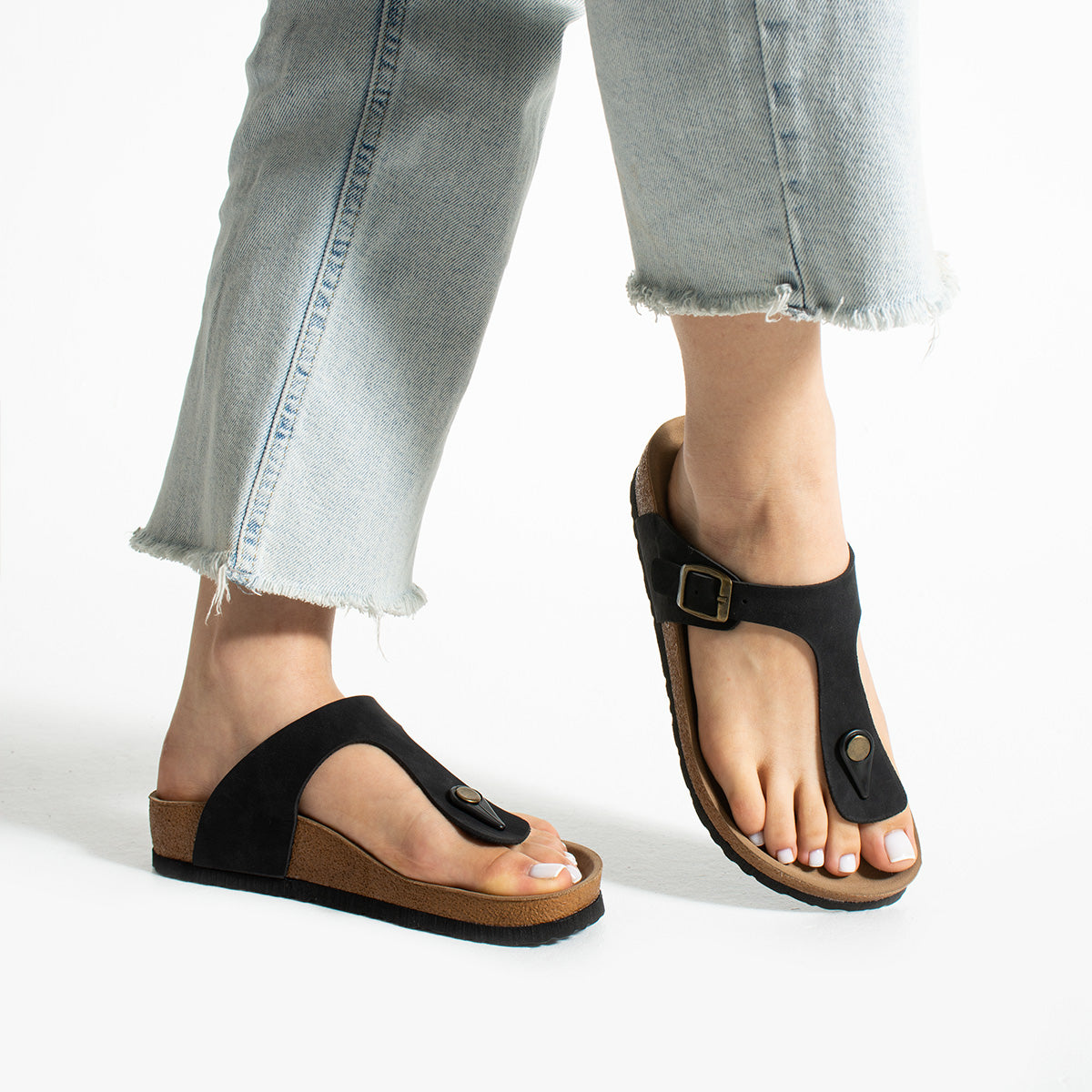 Pierre Cardin Lunar Kadın Siyah Parmak Arası Terlik