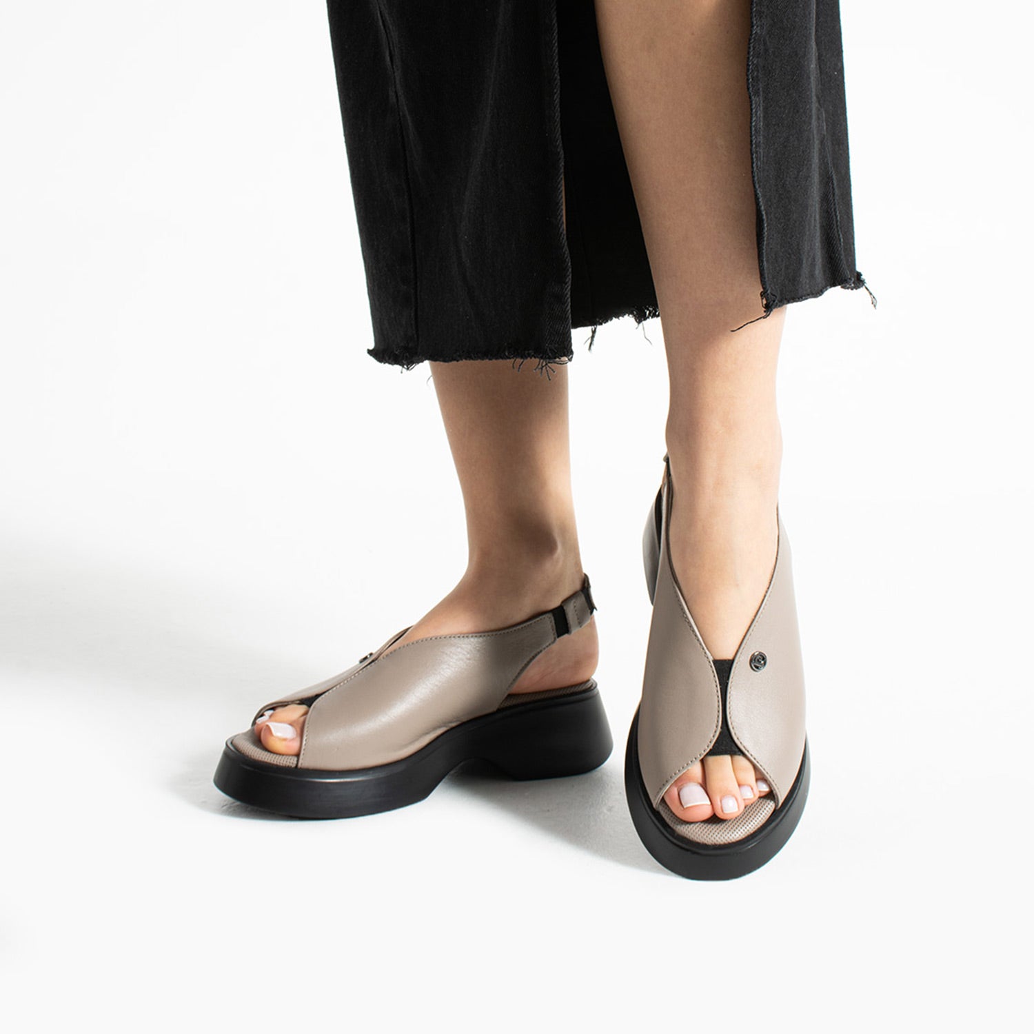 Pierre Cardin Marcy Kadın Hakiki Deri Vizon Topuklu Sandalet