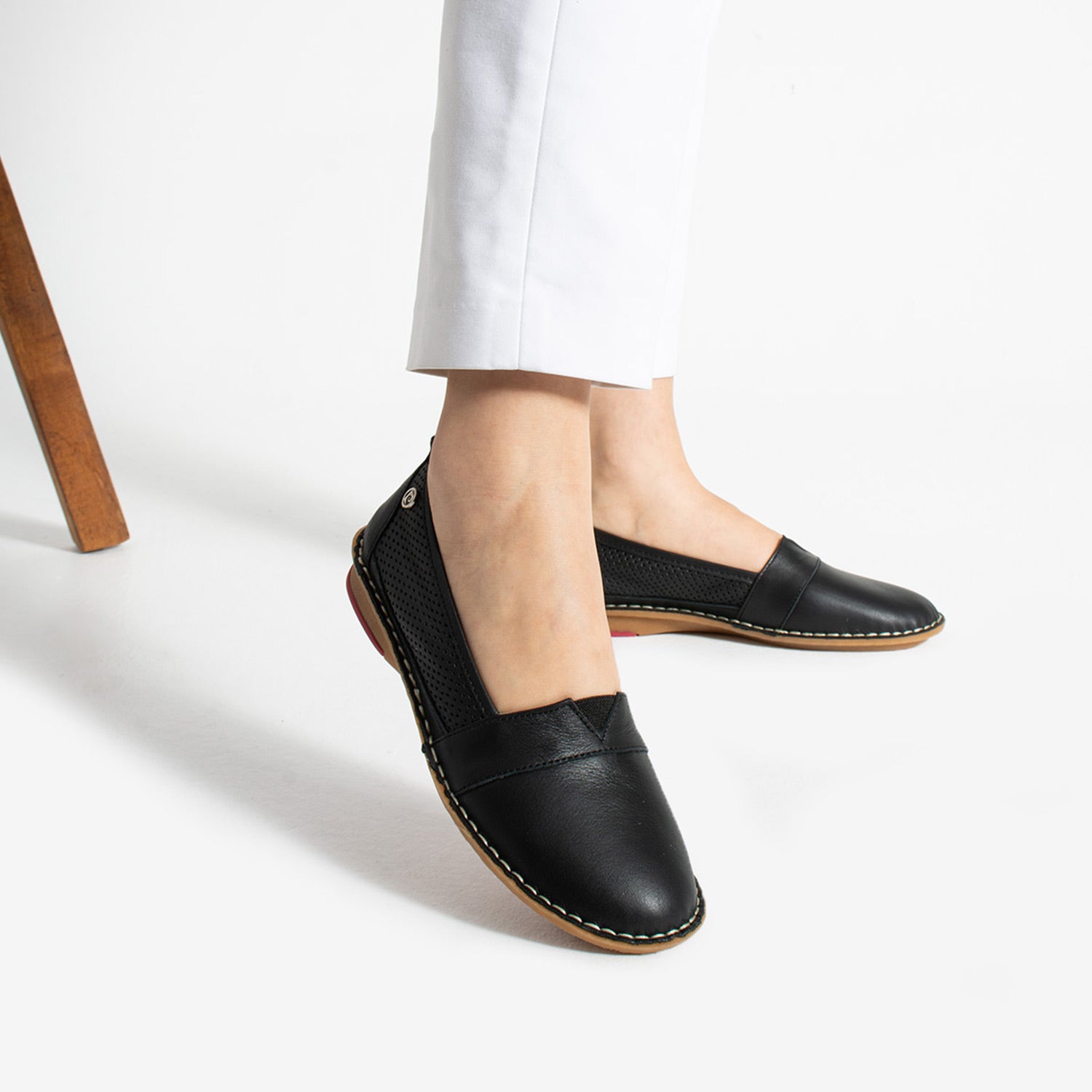 Pierre Cardin Vanna Kadın Hakiki Deri Siyah Babet