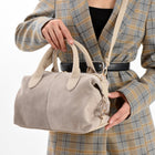 Reldman Kadın Hakiki Süet Deri Omuz Çantası