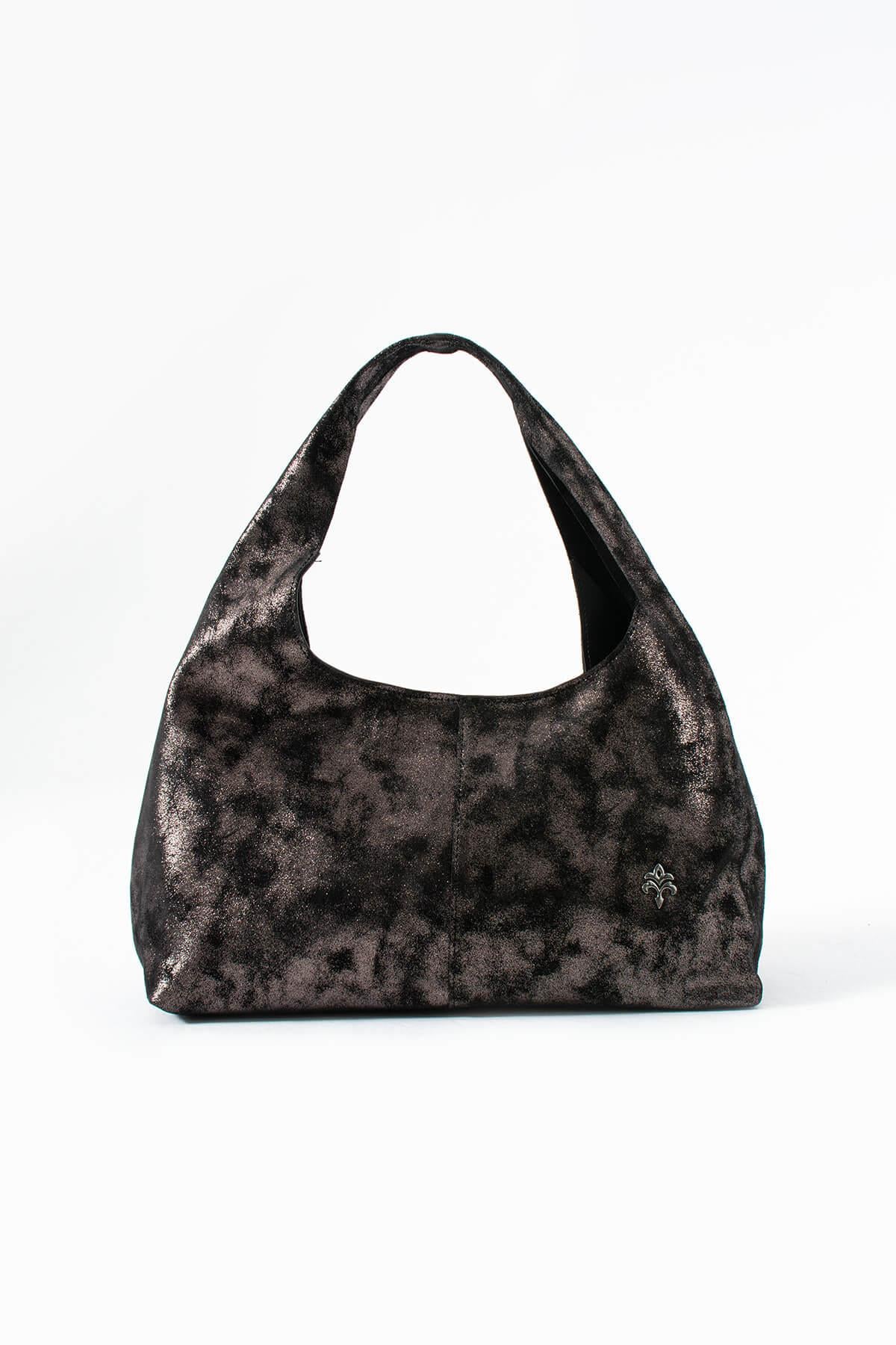 RHEXIA Kadın Hakiki Süet Deri Omuz Çantası