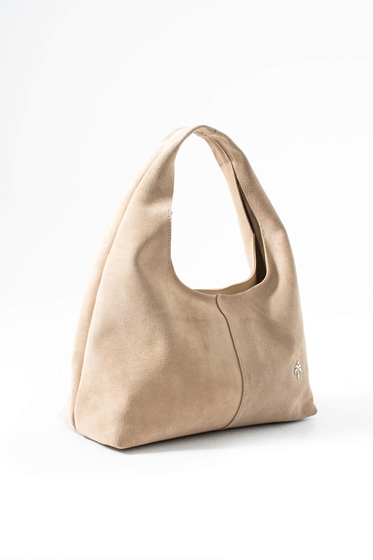 RHEXIA Kadın Hakiki Süet Deri Omuz Çantası