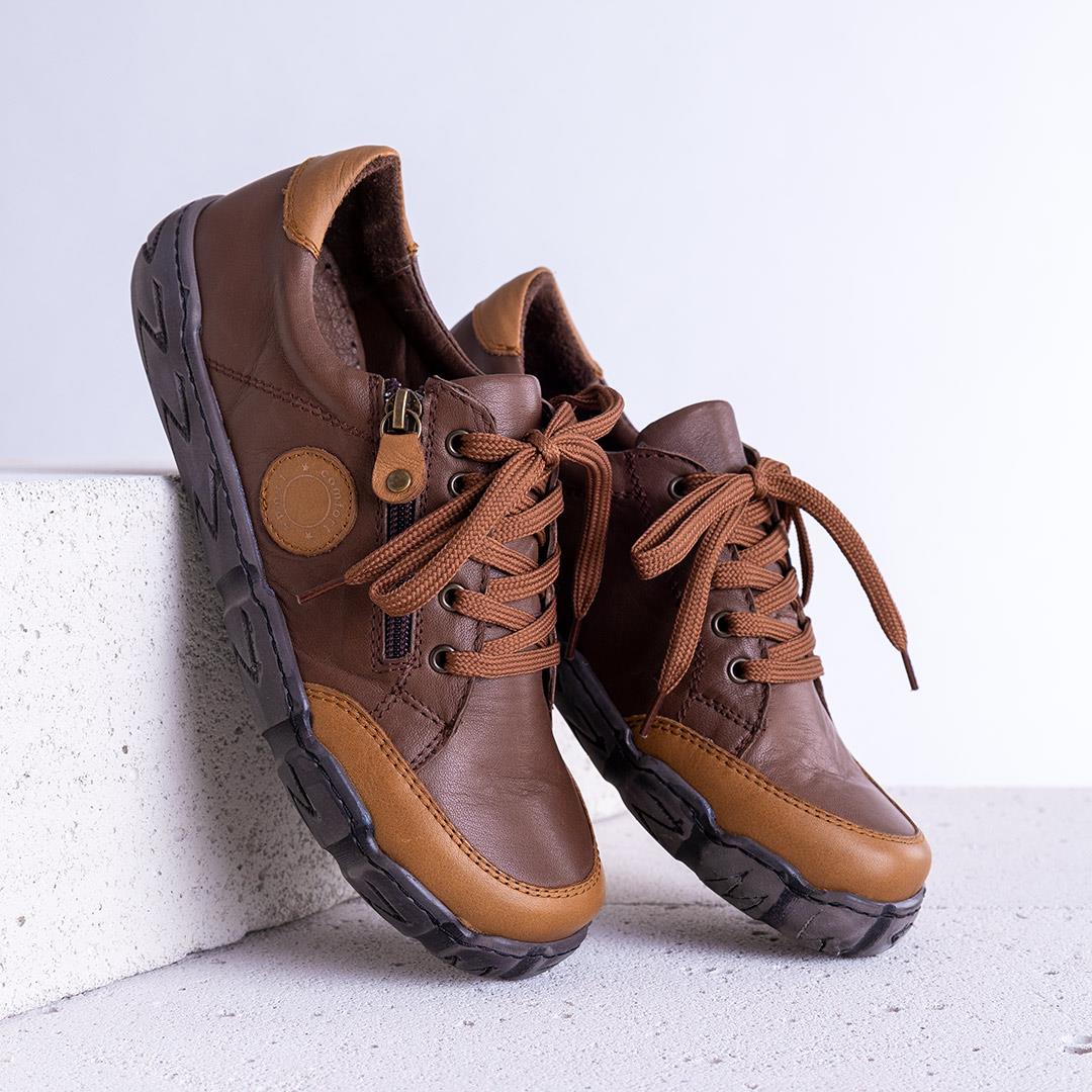 Serpa Kadın Hakiki Deri Taba Günlük Ayakkabı