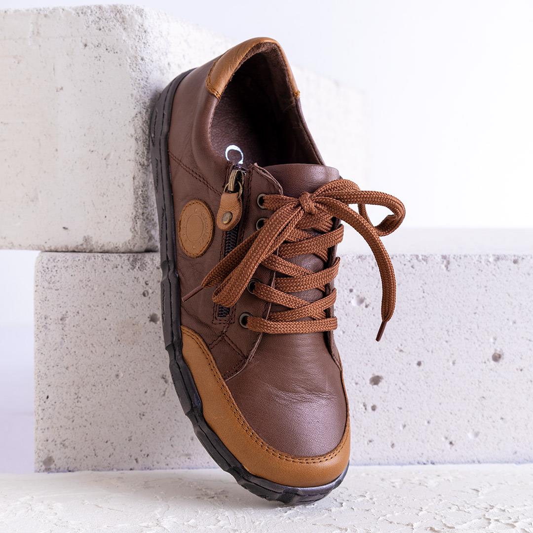 Serpa Kadın Hakiki Deri Taba Günlük Ayakkabı