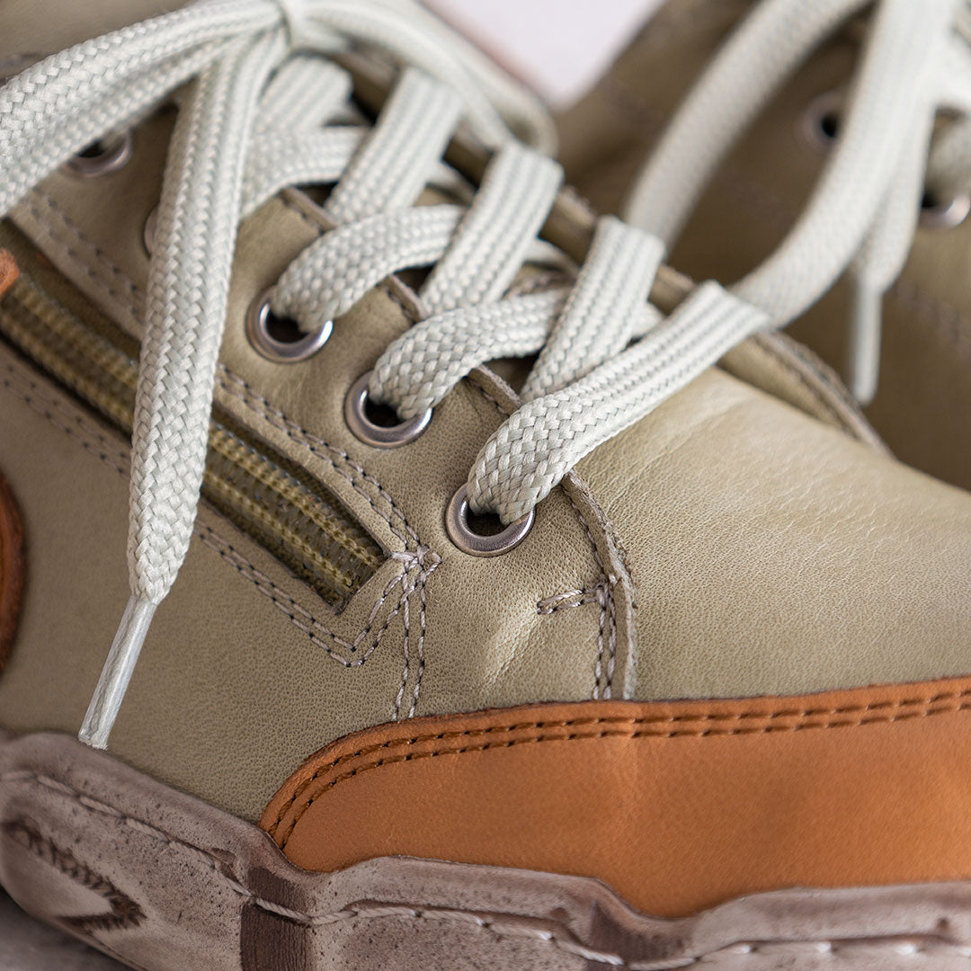 Serpa Kadın Hakiki Deri Yeşil Günlük Ayakkabı