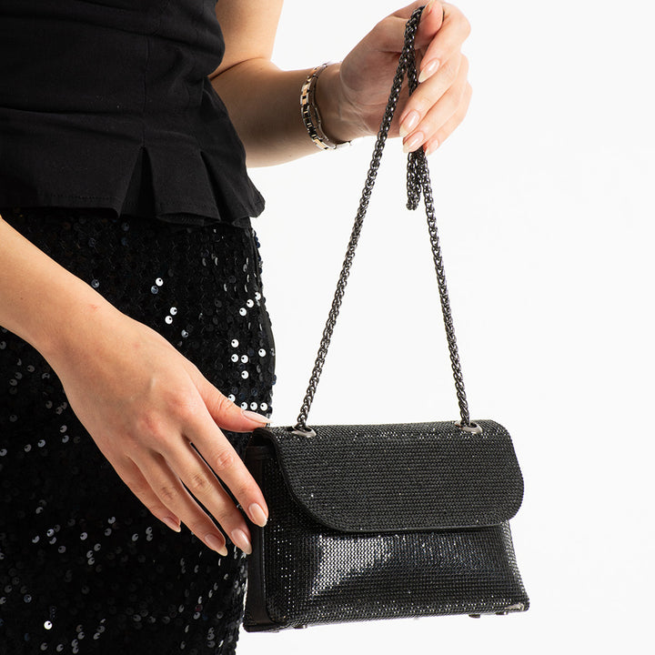 Shom Kadın Taş işlemeli Abiye Çanta