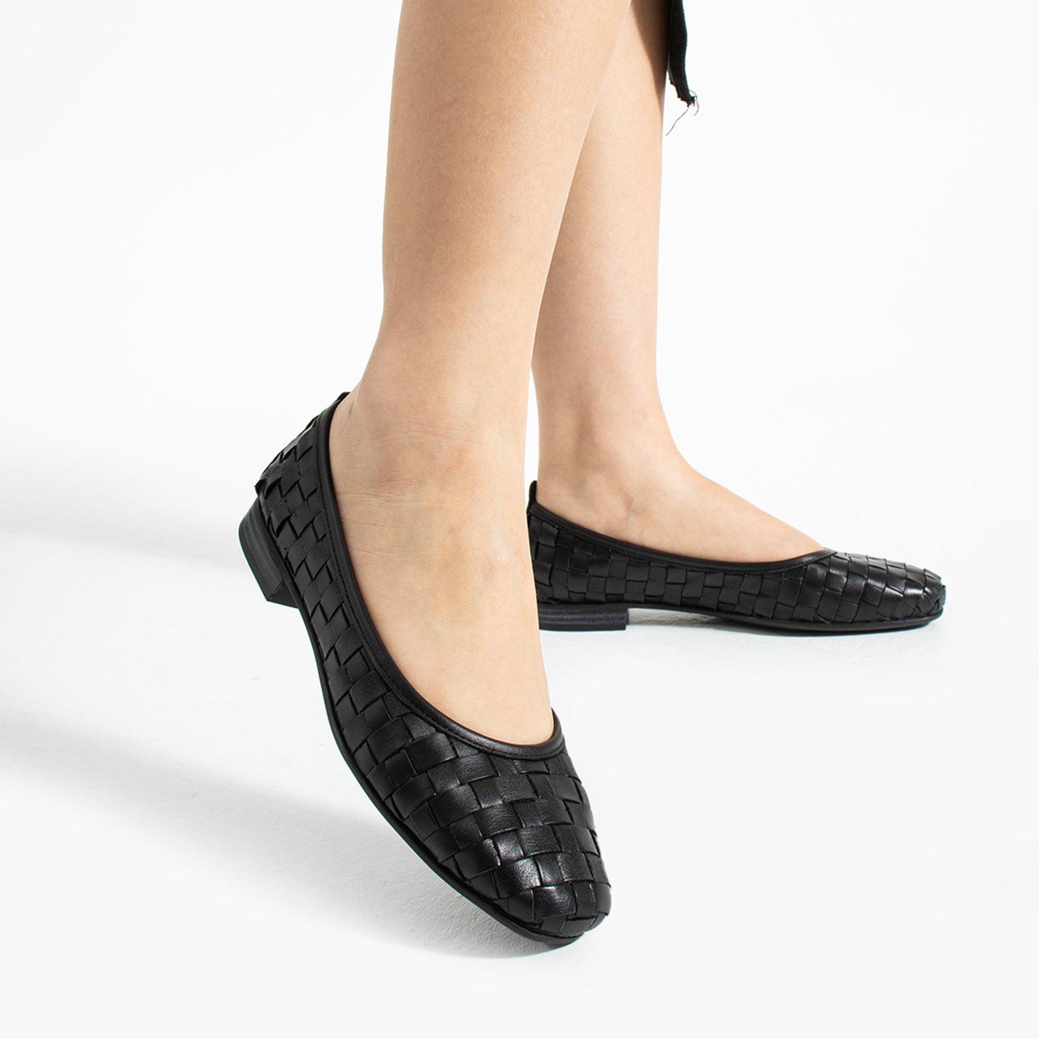 Talia Kadın Hakiki Deri Siyah Babet Ayakkabı