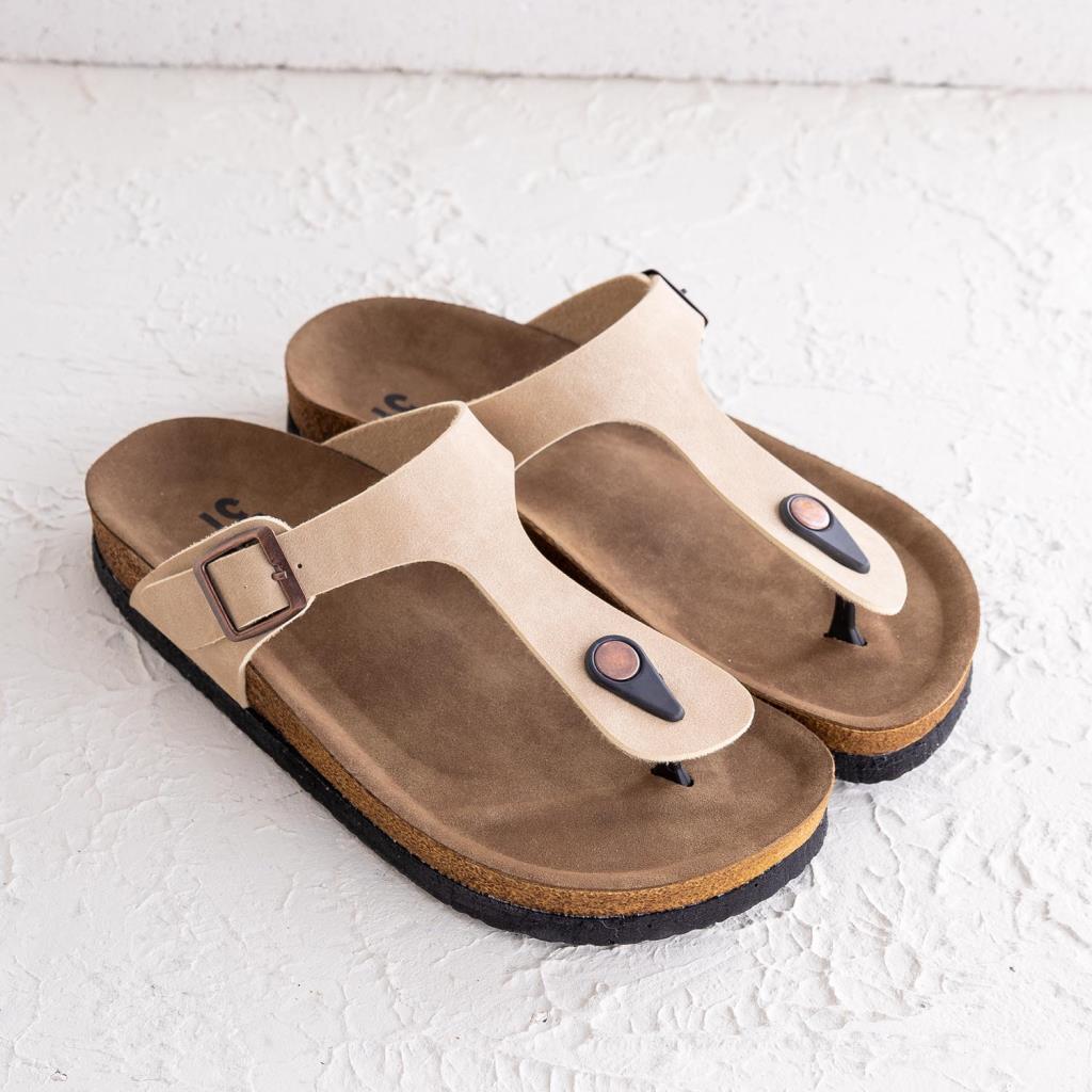 Teala Bej Süet Kadın Terlik